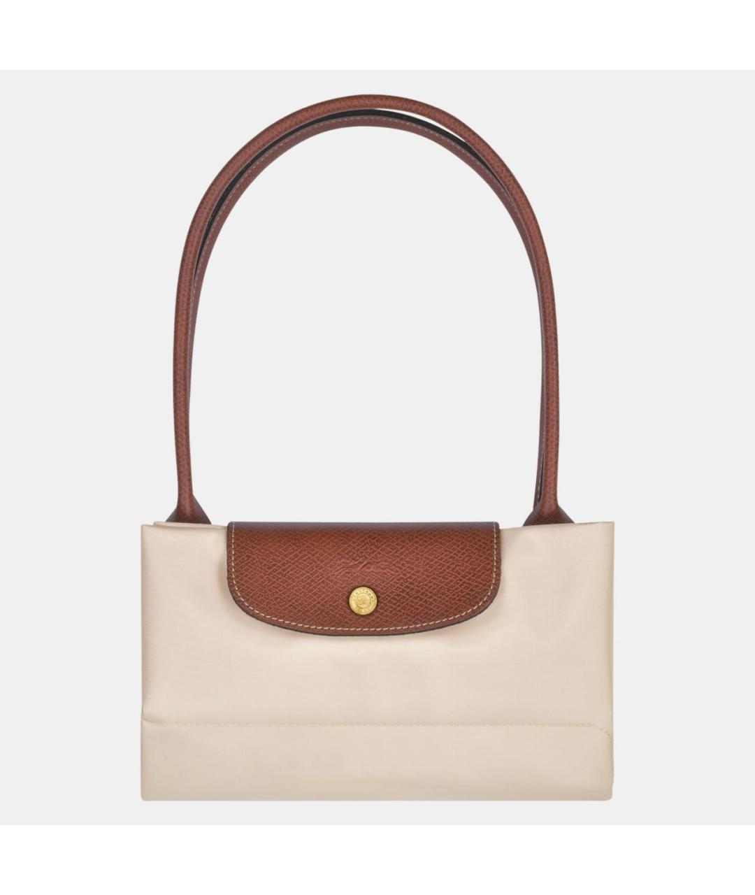 LONGCHAMP Бежевая тканевая сумка тоут, фото 6