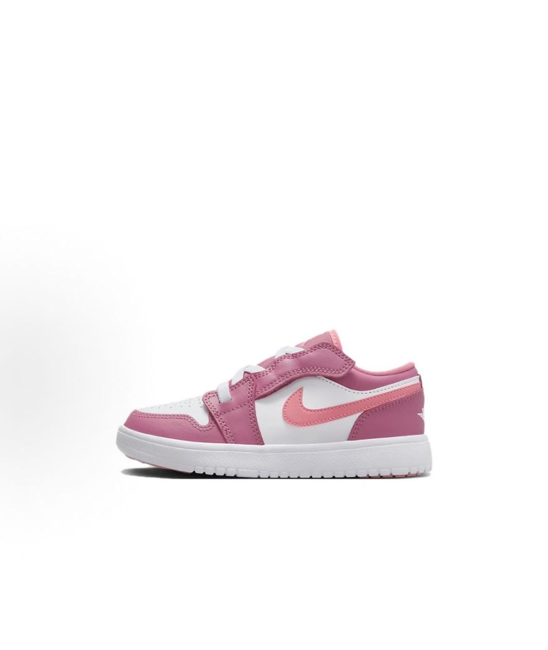 JORDAN Розовые кожаные кеды, фото 3