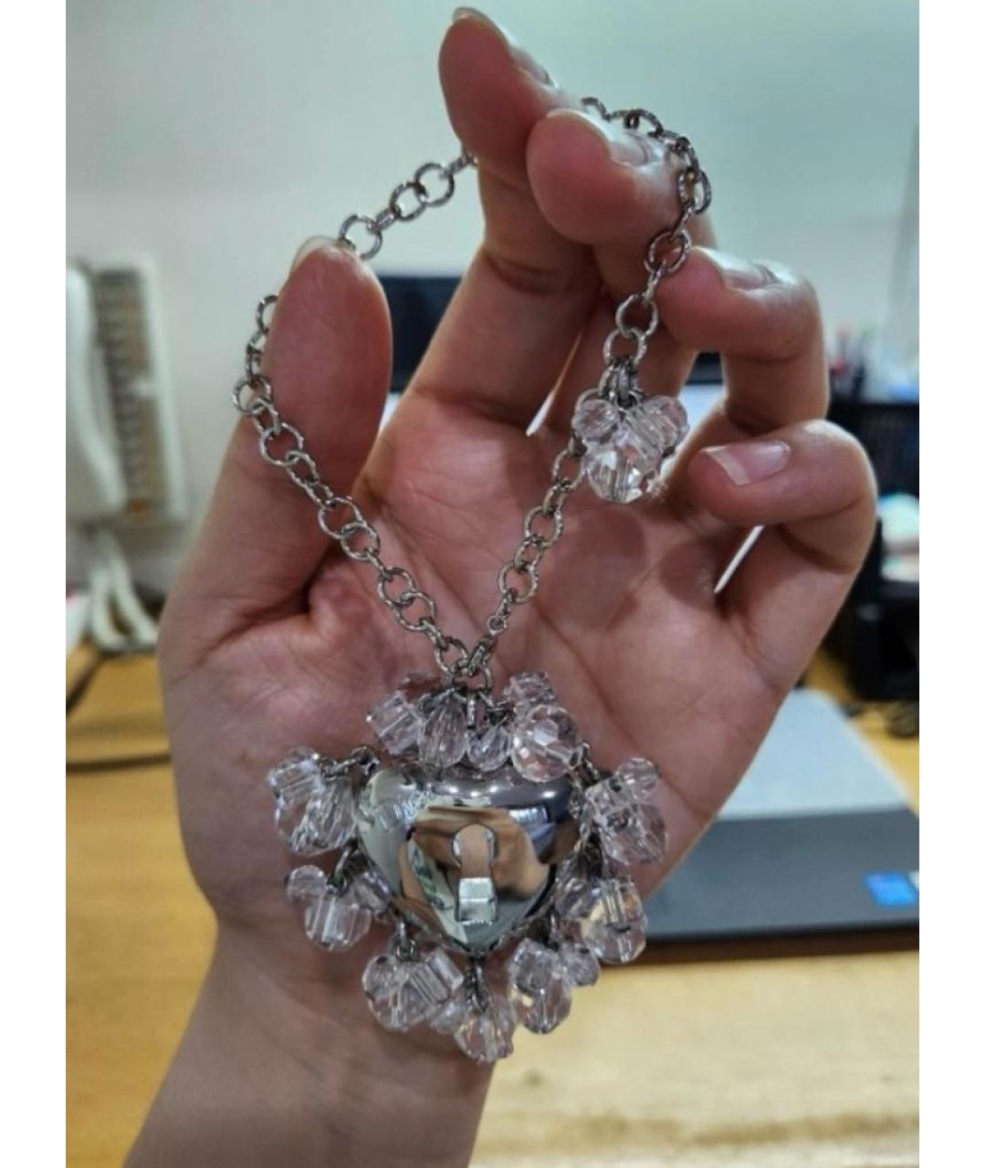 CHRISTIAN DIOR Серебрянный брелок, фото 7