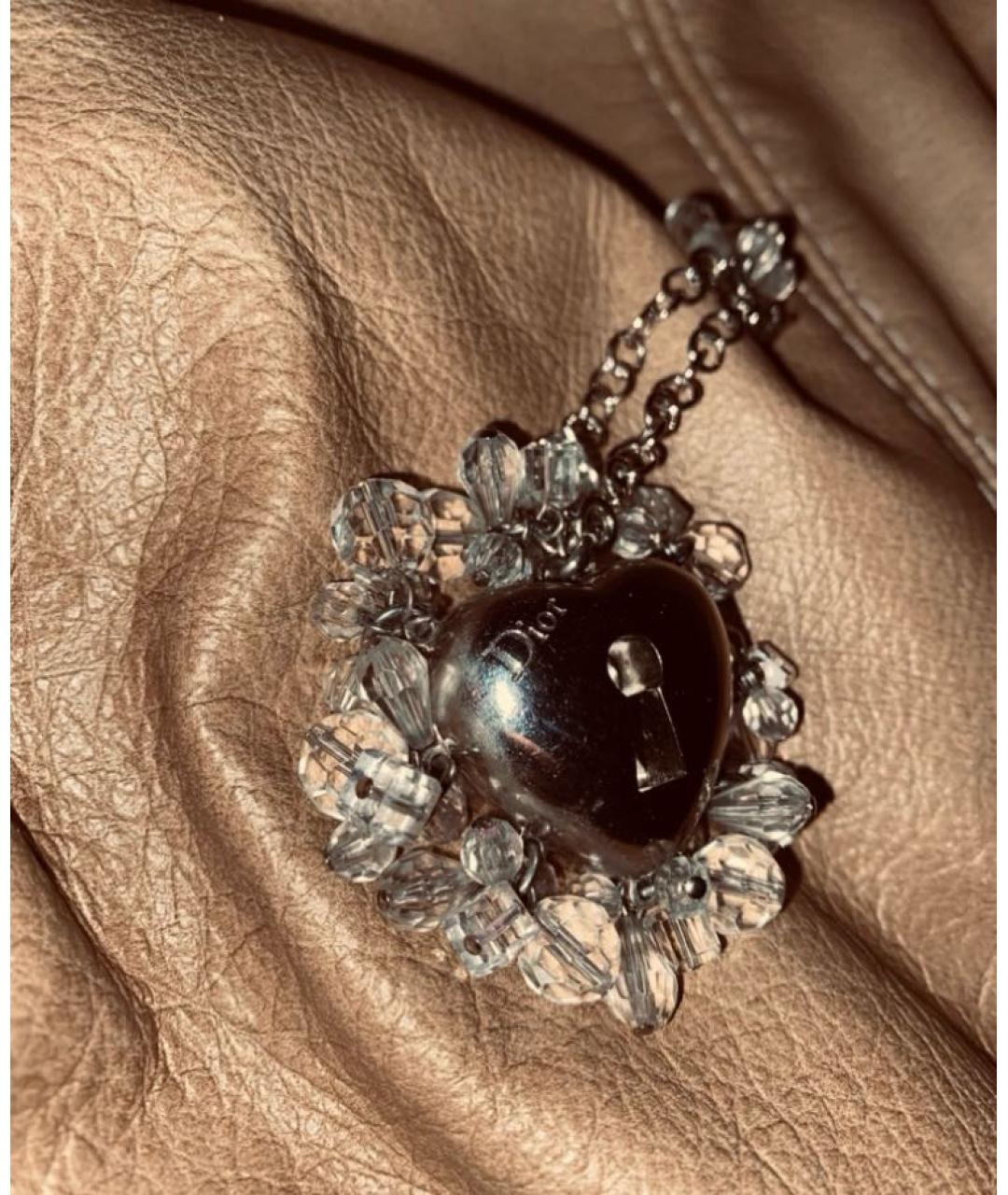 CHRISTIAN DIOR Серебрянный брелок, фото 4