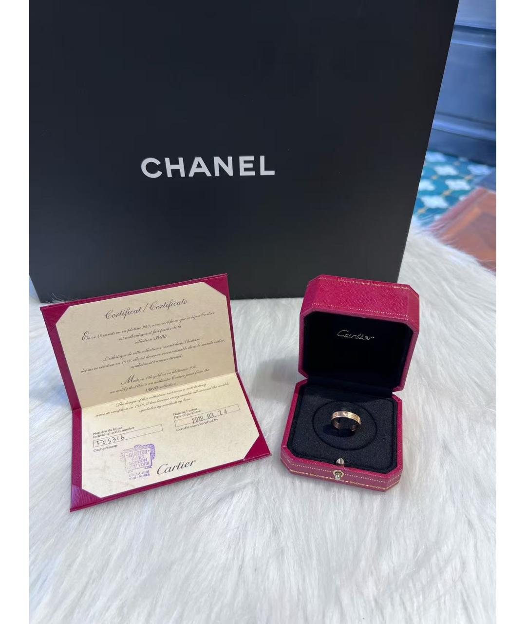 CARTIER Золотое кольцо из розового золота, фото 2