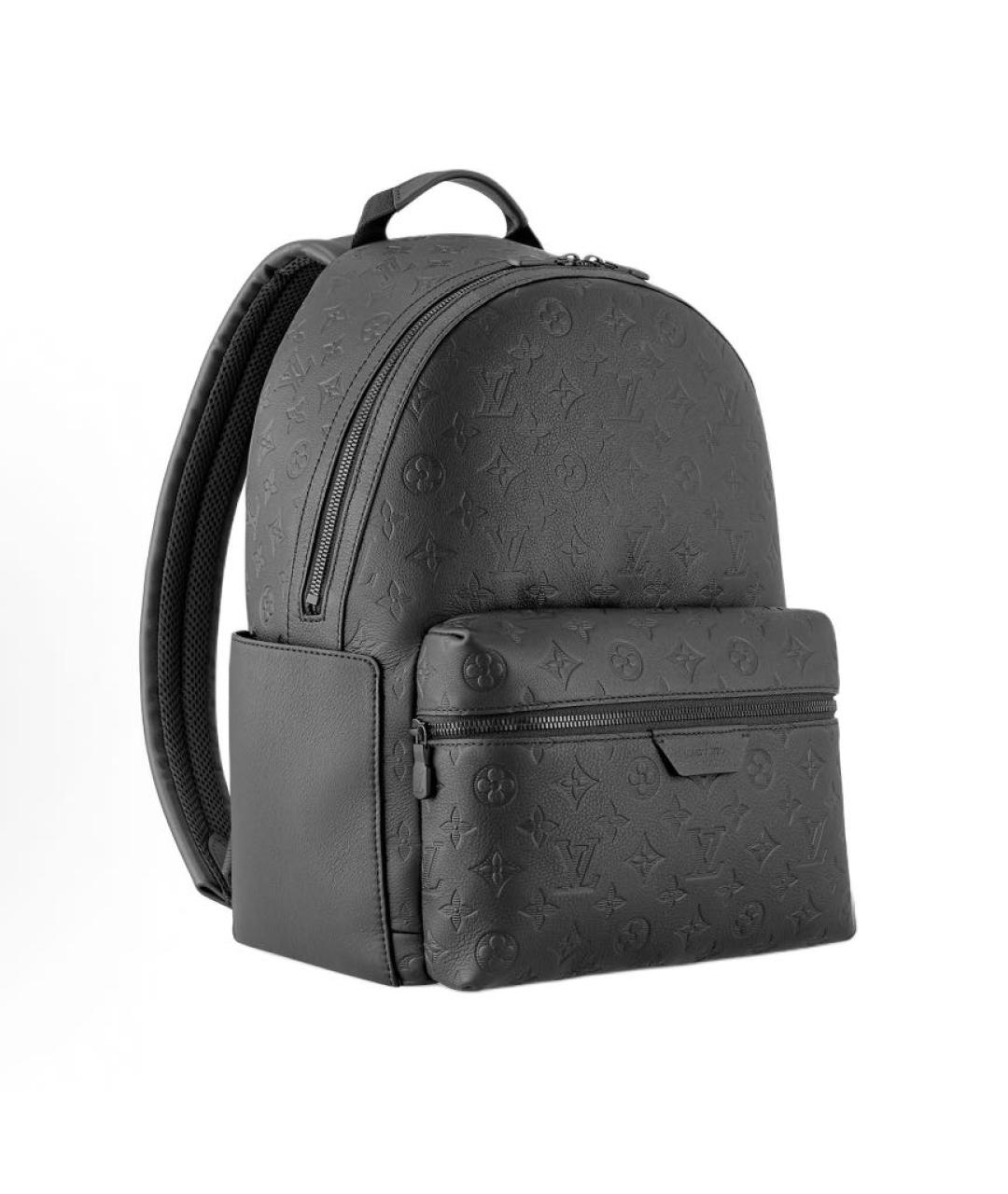 LOUIS VUITTON Черный кожаный рюкзак, фото 2
