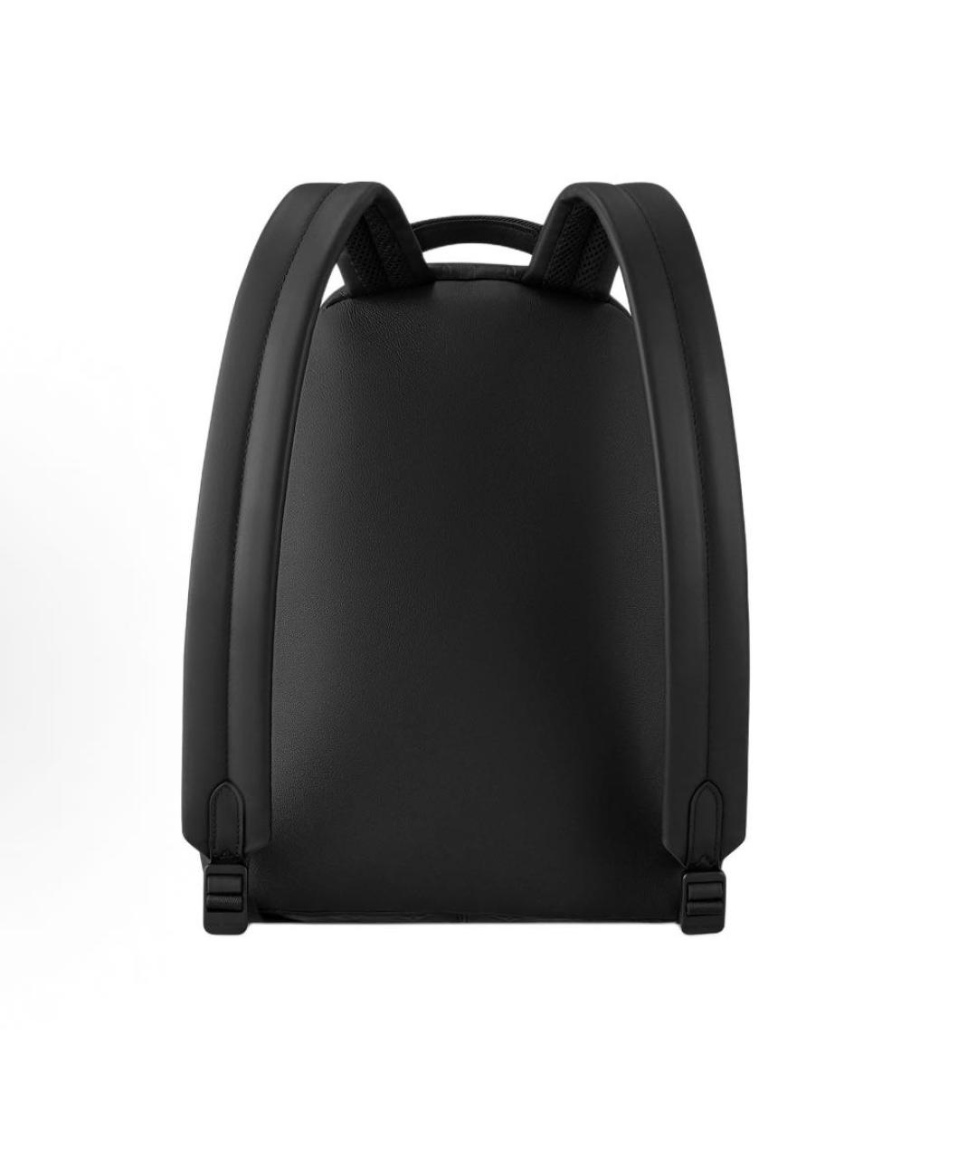 LOUIS VUITTON Черный кожаный рюкзак, фото 3