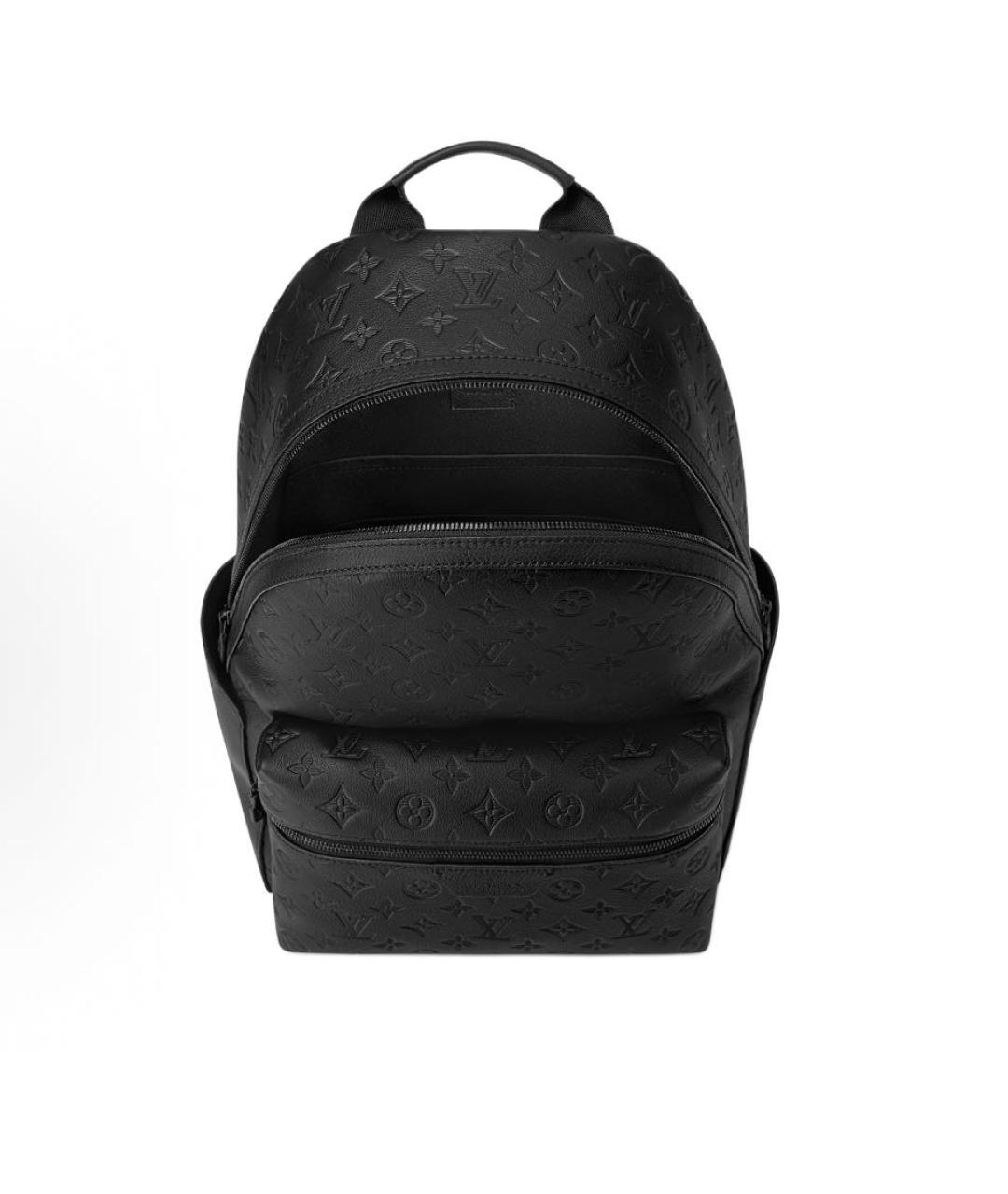 LOUIS VUITTON Черный кожаный рюкзак, фото 4