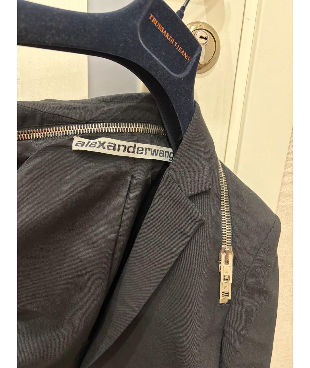 ALEXANDER WANG Черный шерстяной жакет/пиджак, фото 5