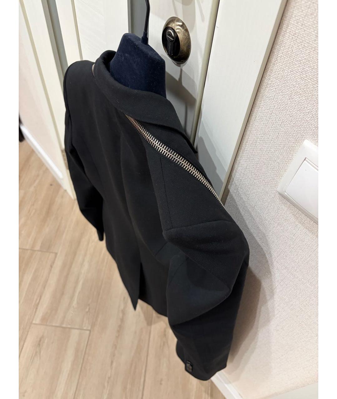 ALEXANDER WANG Черный шерстяной жакет/пиджак, фото 3