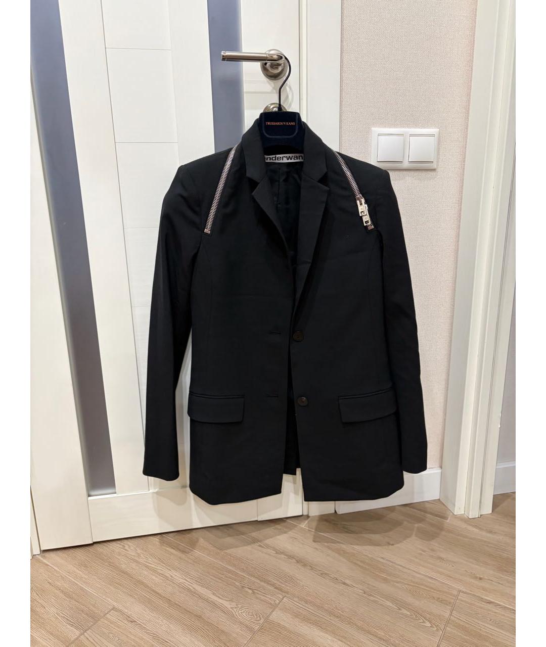 ALEXANDER WANG Черный шерстяной жакет/пиджак, фото 7