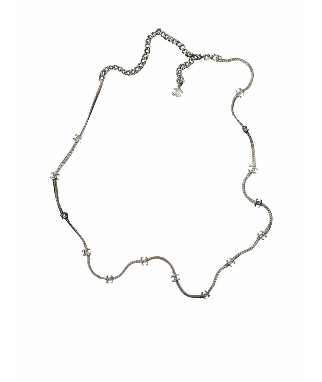 CHANEL Серебряное колье, фото 1