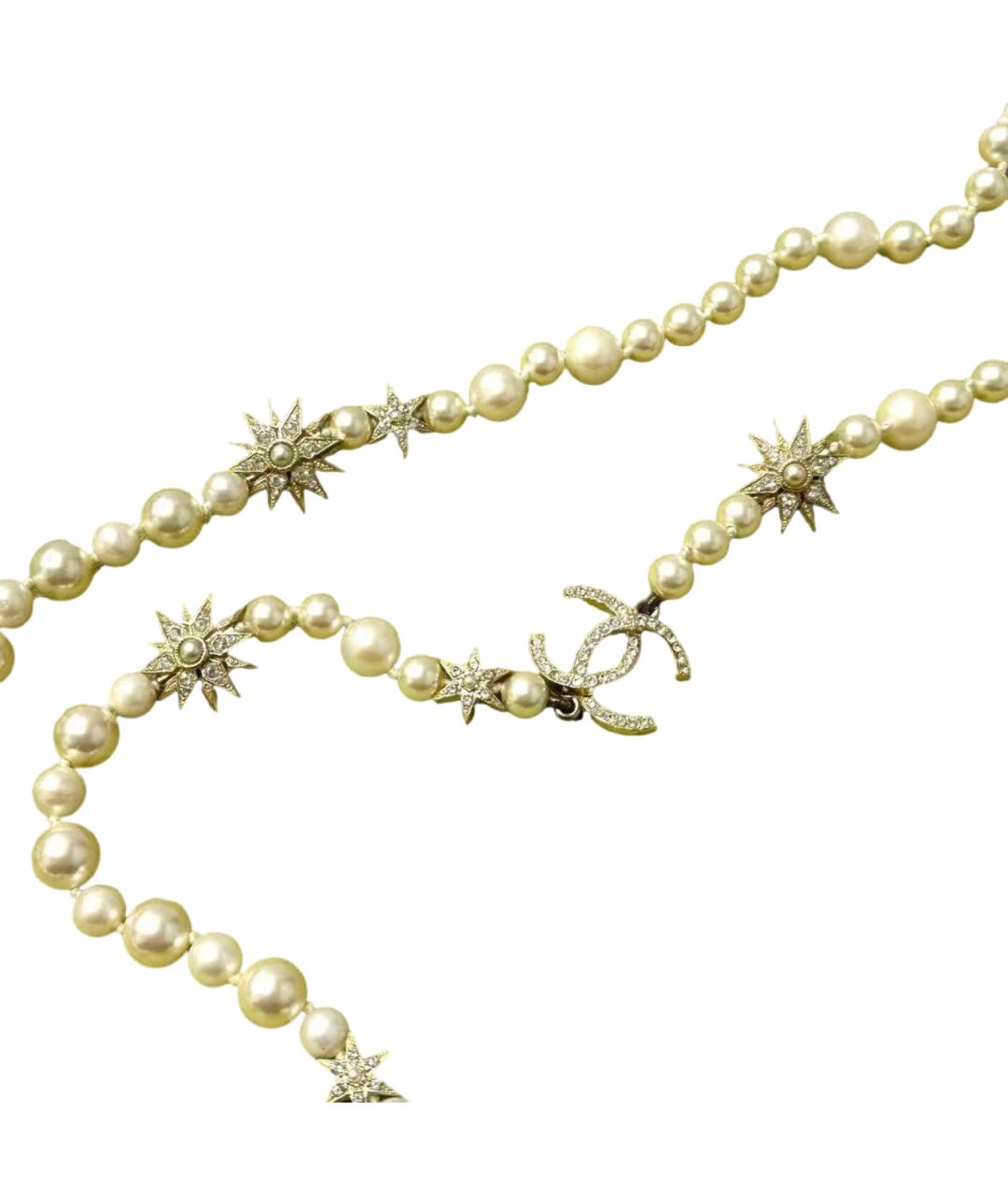 CHANEL Белое жемчужное колье, фото 2