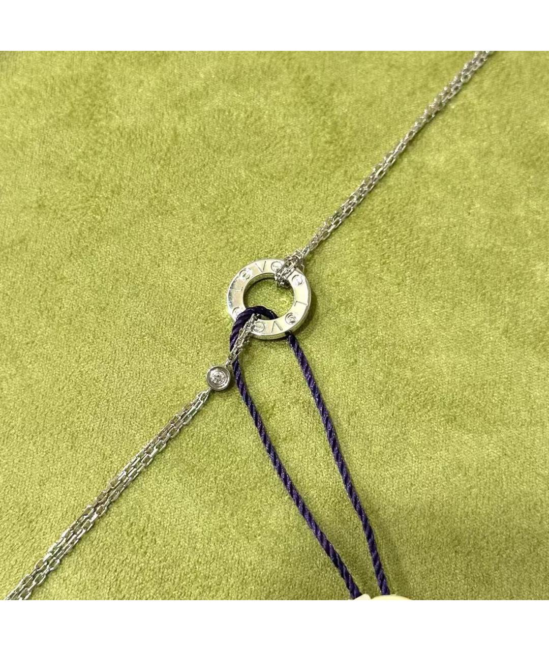 CARTIER Серебрянный браслет из белого золота, фото 5