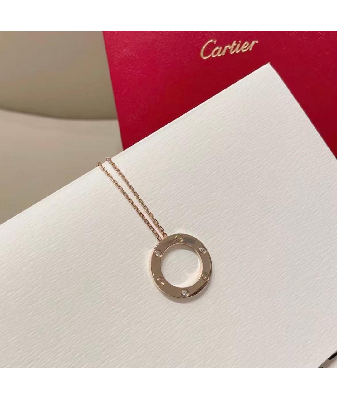 CARTIER Золотая подвеска из розового золота, фото 6