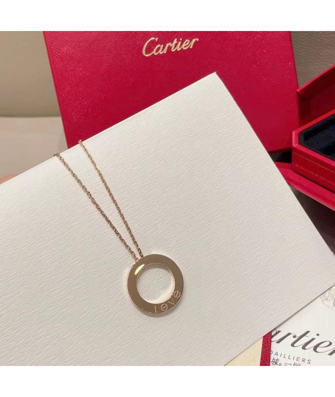 CARTIER Золотая подвеска из розового золота, фото 4