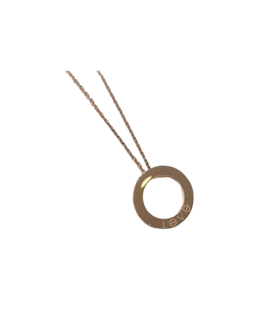 CARTIER Золотая подвеска из розового золота, фото 2