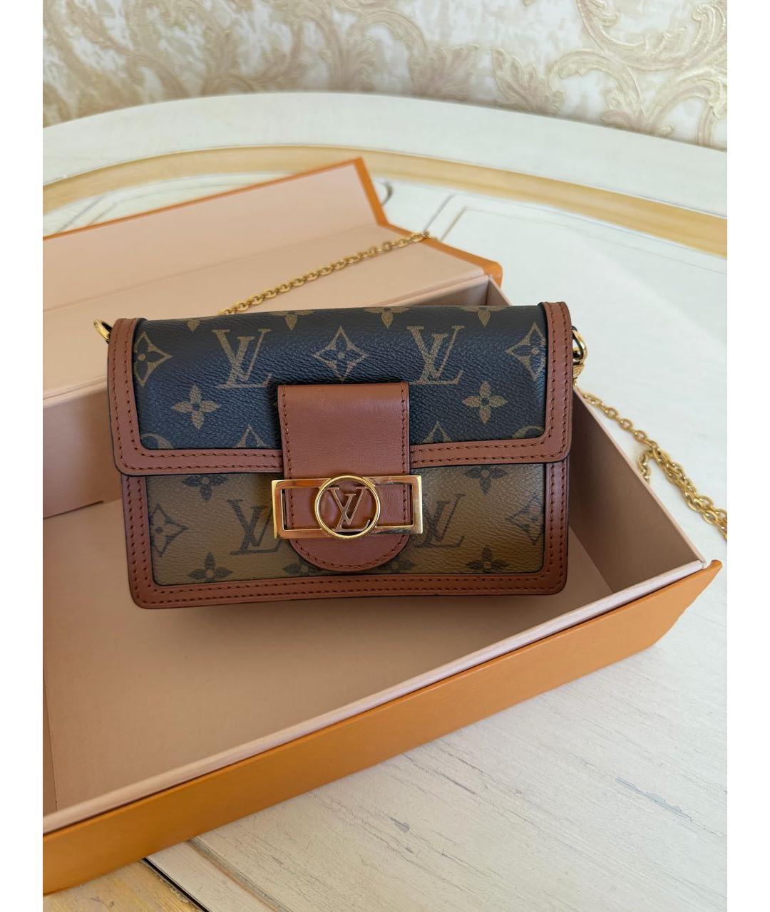 LOUIS VUITTON Коричневая сумка через плечо, фото 6