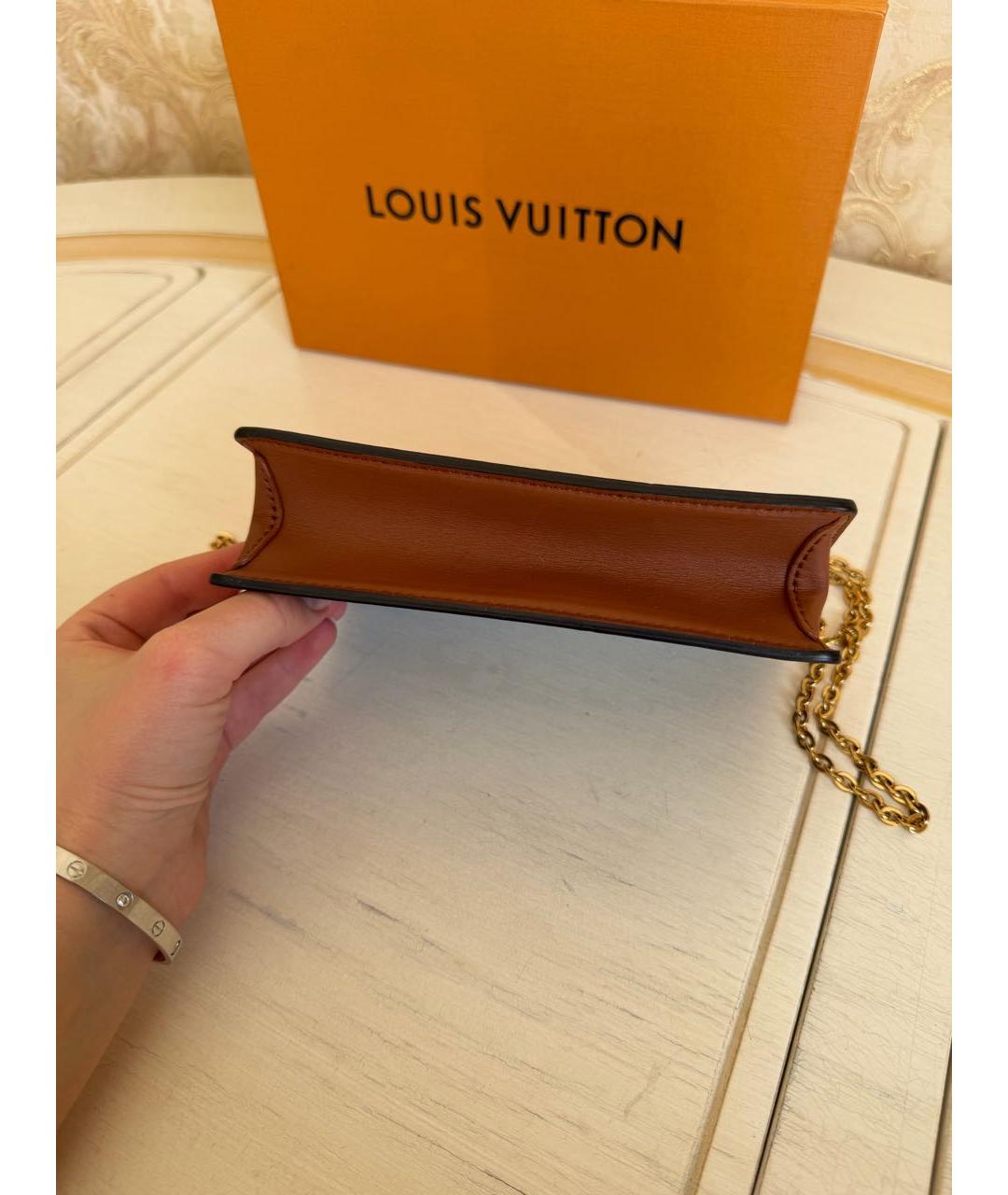 LOUIS VUITTON Коричневая сумка через плечо, фото 7