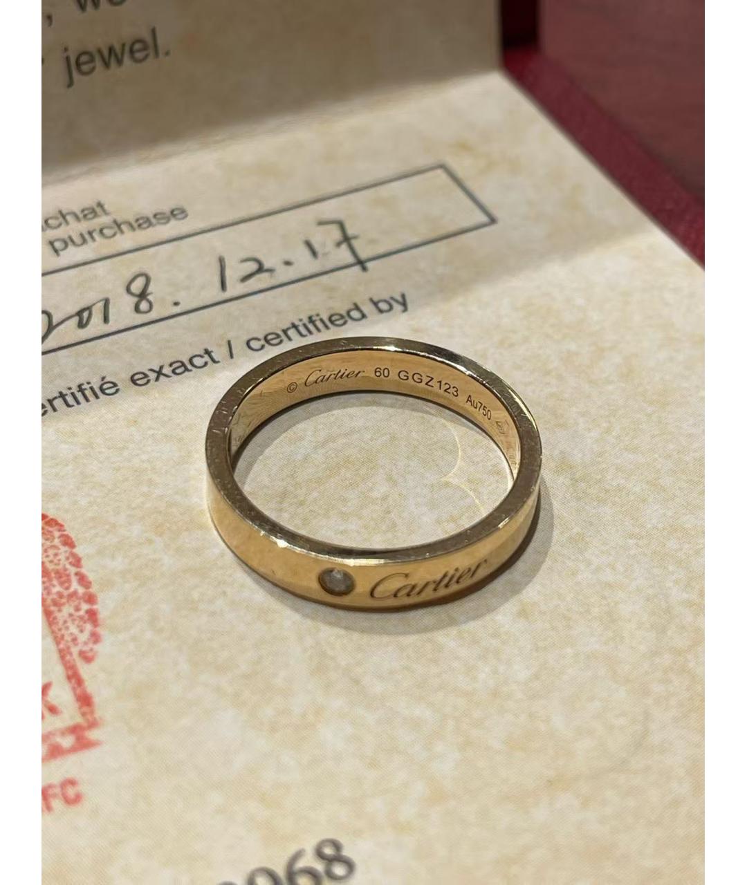 CARTIER Золотое кольцо из розового золота, фото 2