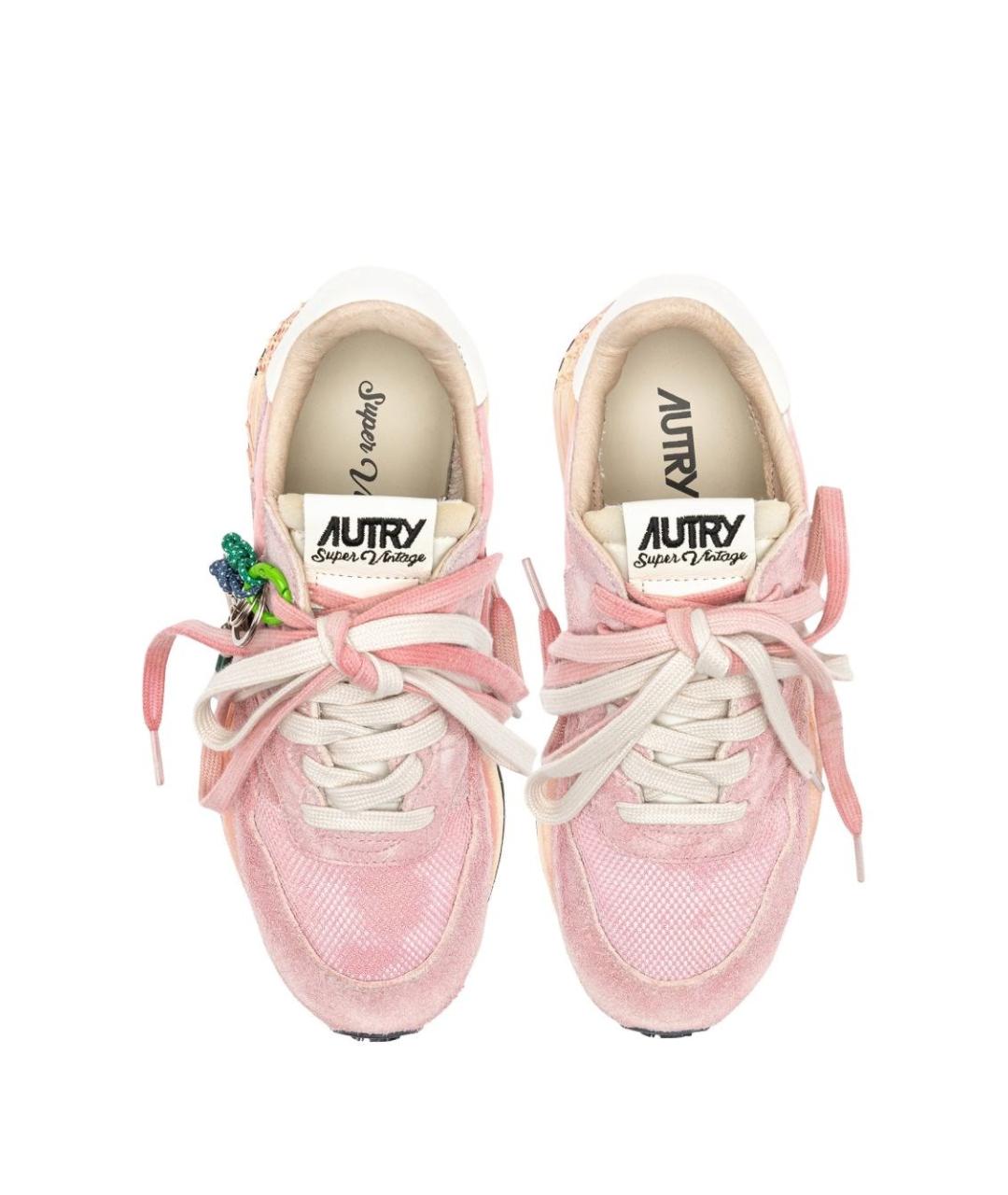 AUTRY Розовые замшевые кроссовки, фото 4