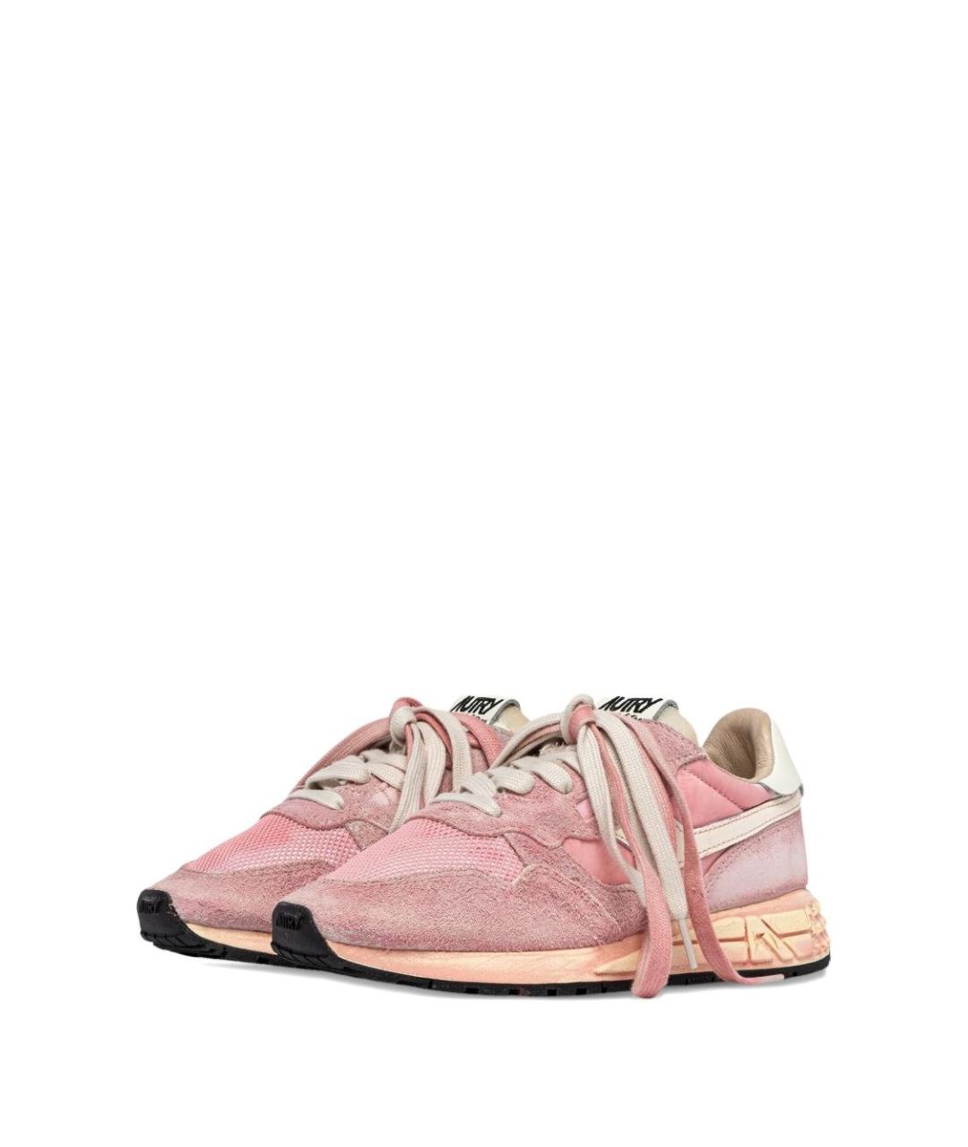AUTRY Розовые замшевые кроссовки, фото 2