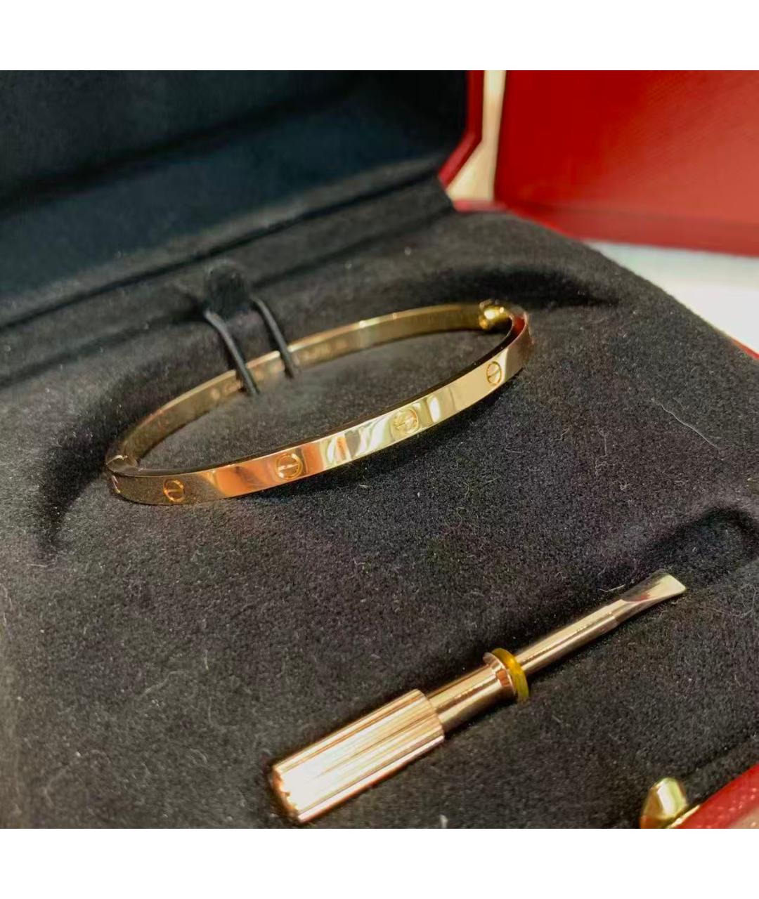 CARTIER Золотой браслет из розового золота, фото 7