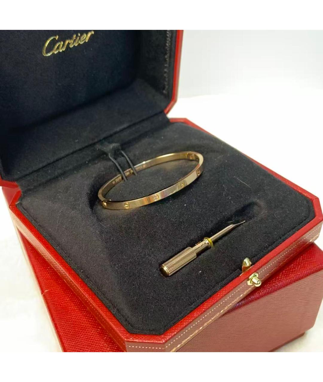 CARTIER Золотой браслет из розового золота, фото 3