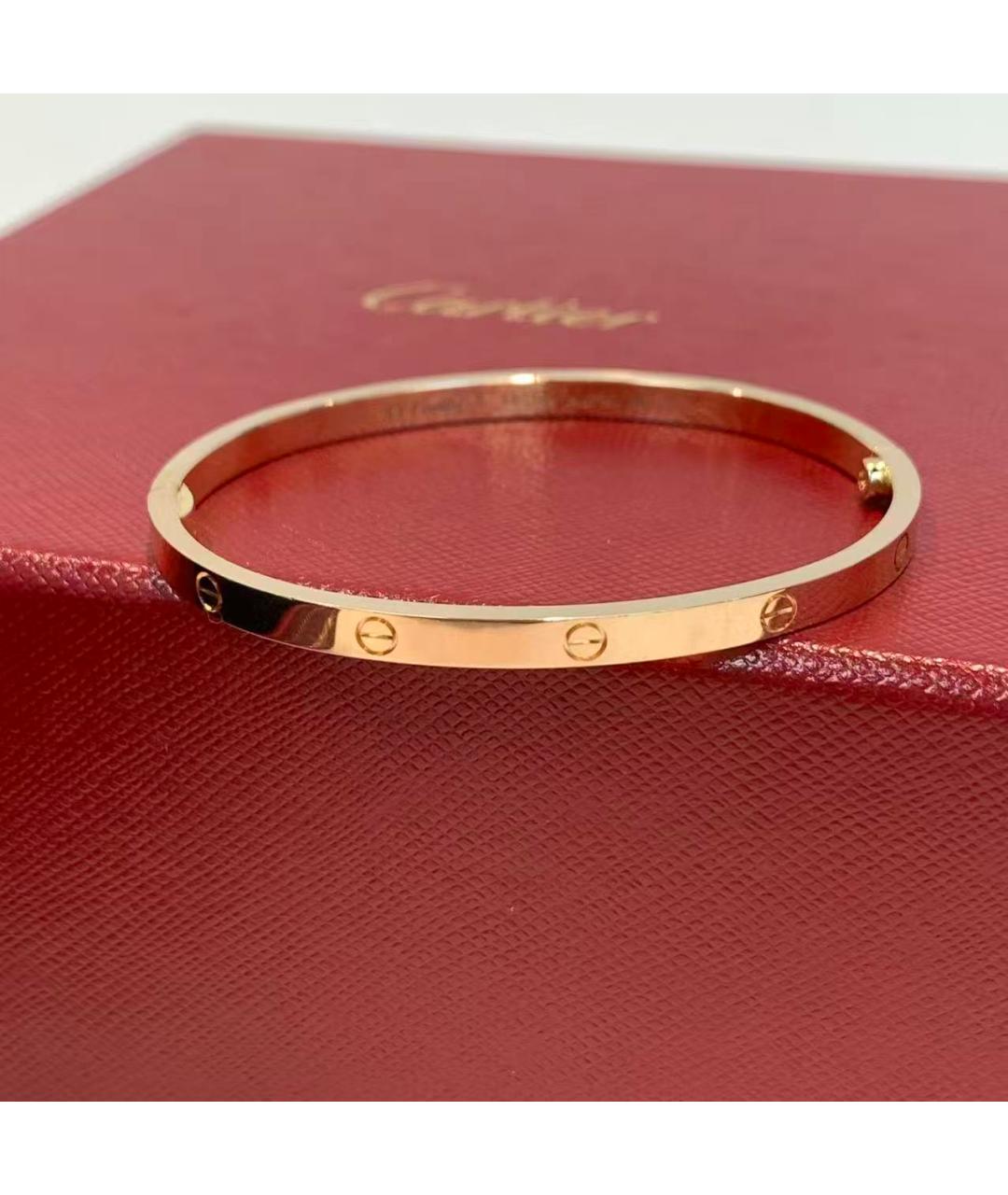 CARTIER Золотой браслет из розового золота, фото 4