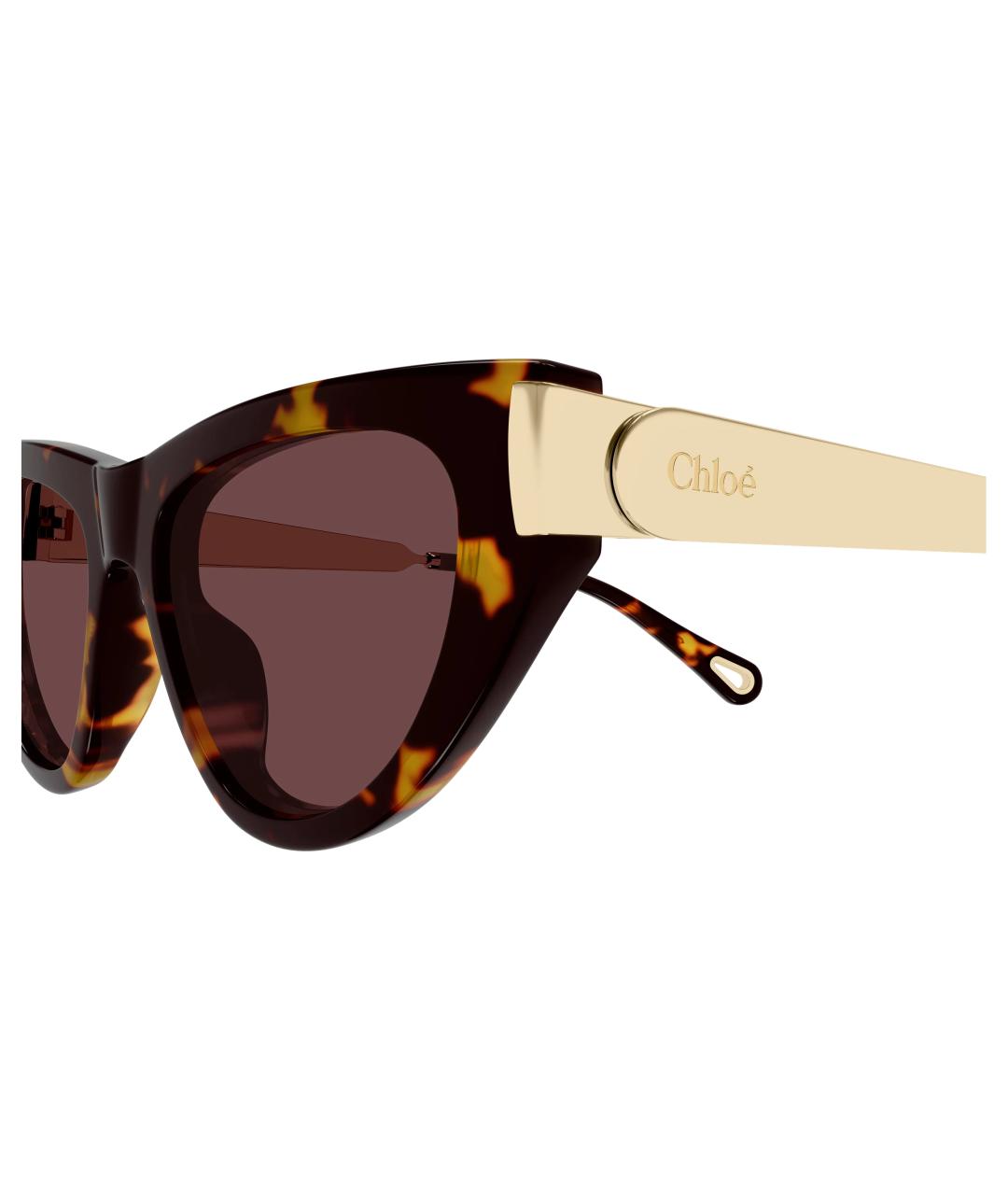 CHLOE Мульти металлические солнцезащитные очки, фото 3