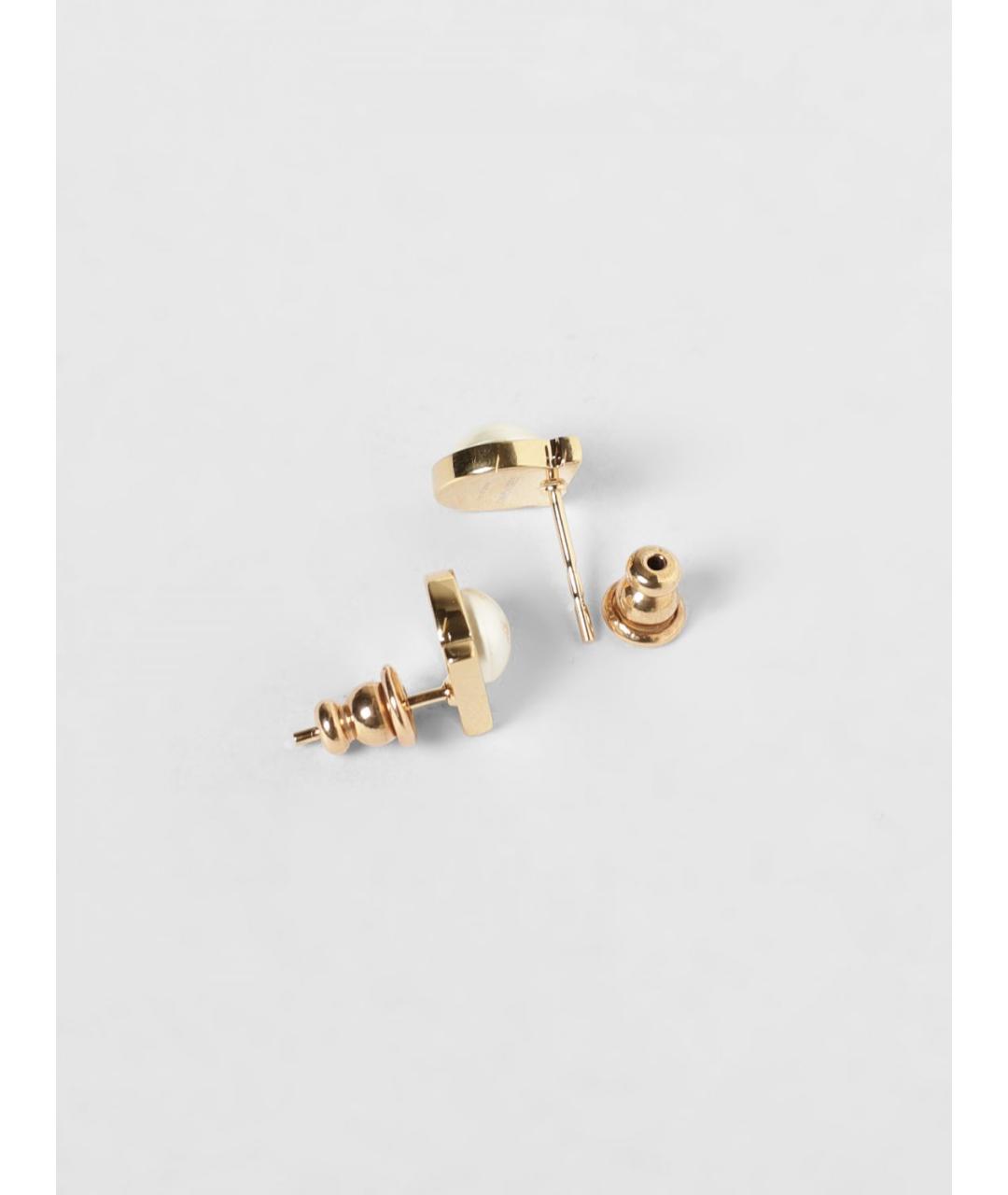 FERRAGAMO Золотые латунные серьги, фото 2