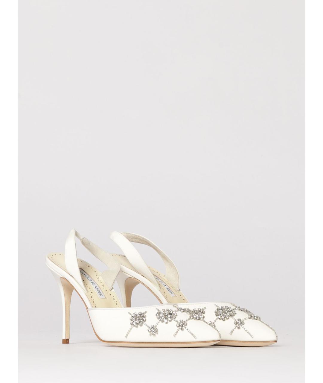 MANOLO BLAHNIK Мульти текстильные туфли, фото 2