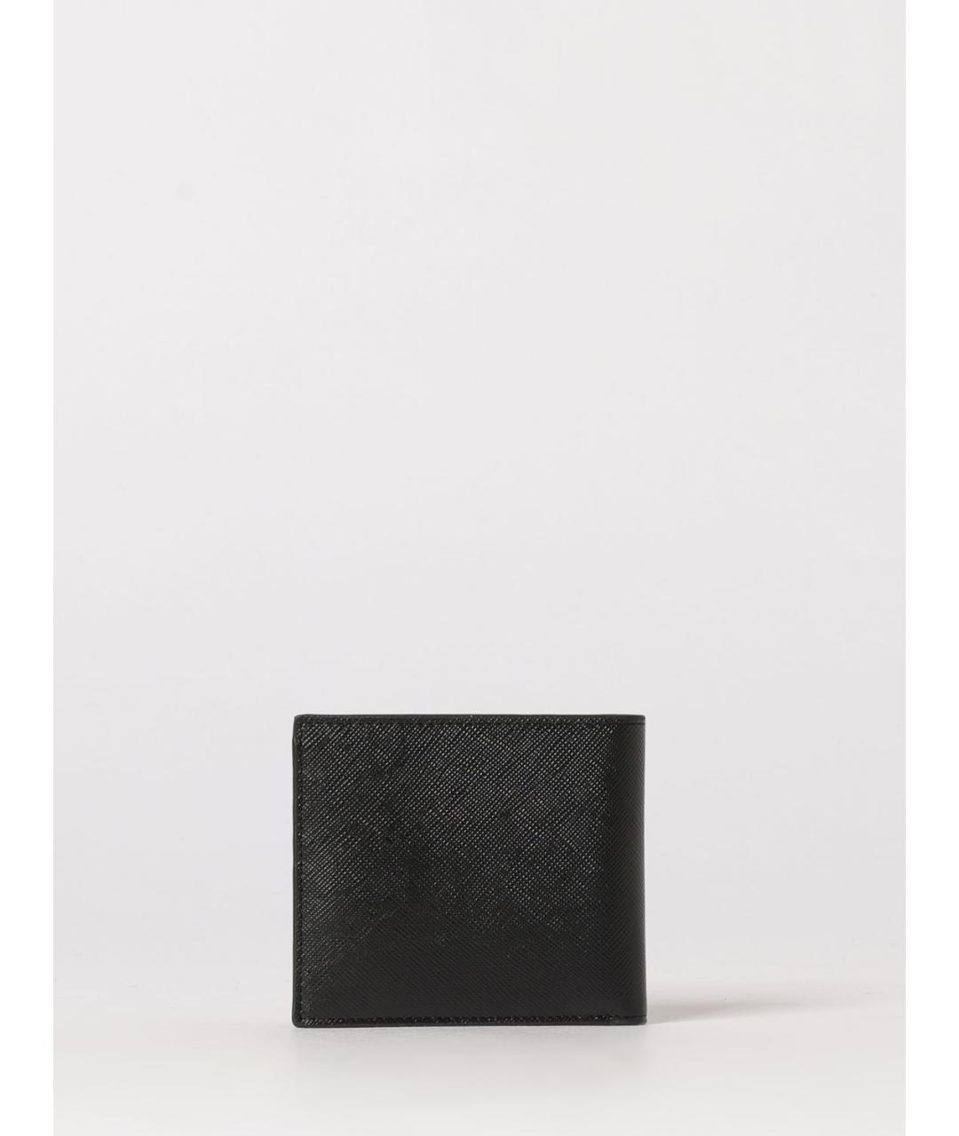 ARMANI EXCHANGE Черный кожаный кошелек, фото 3