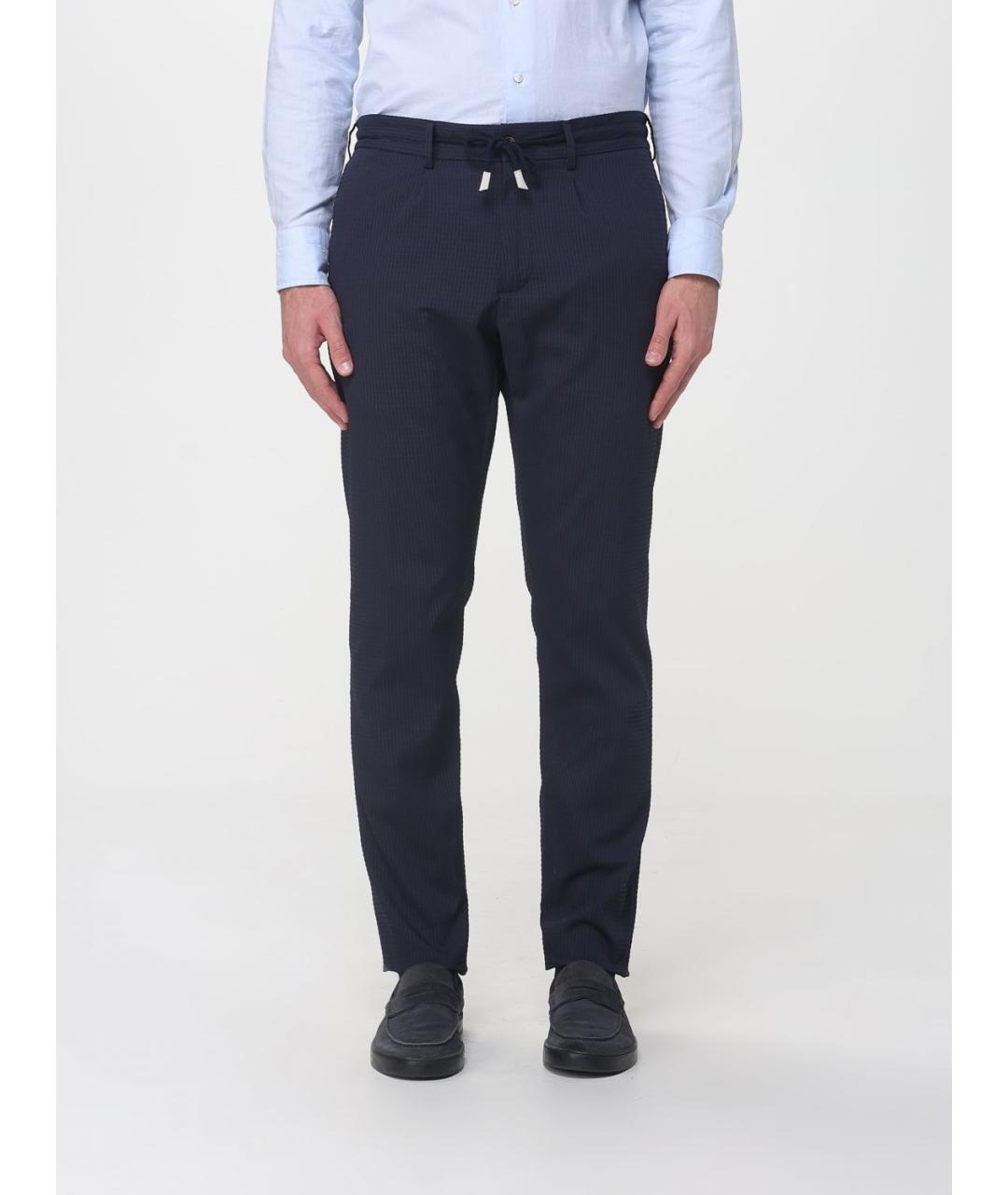 ELEVENTY Темно-синий классический костюм, фото 5