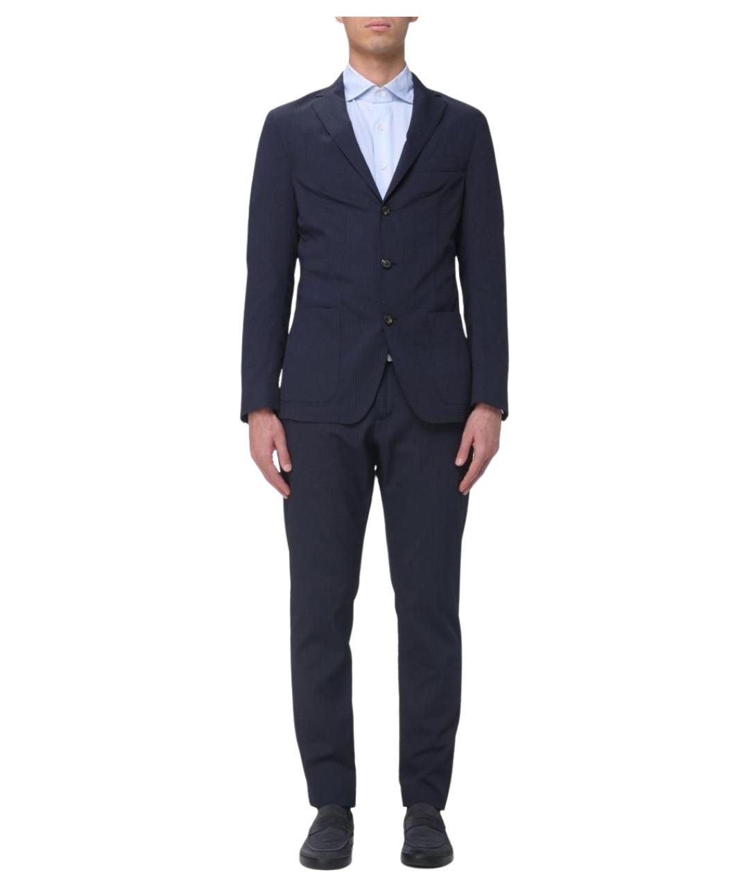 ELEVENTY Темно-синий классический костюм, фото 1