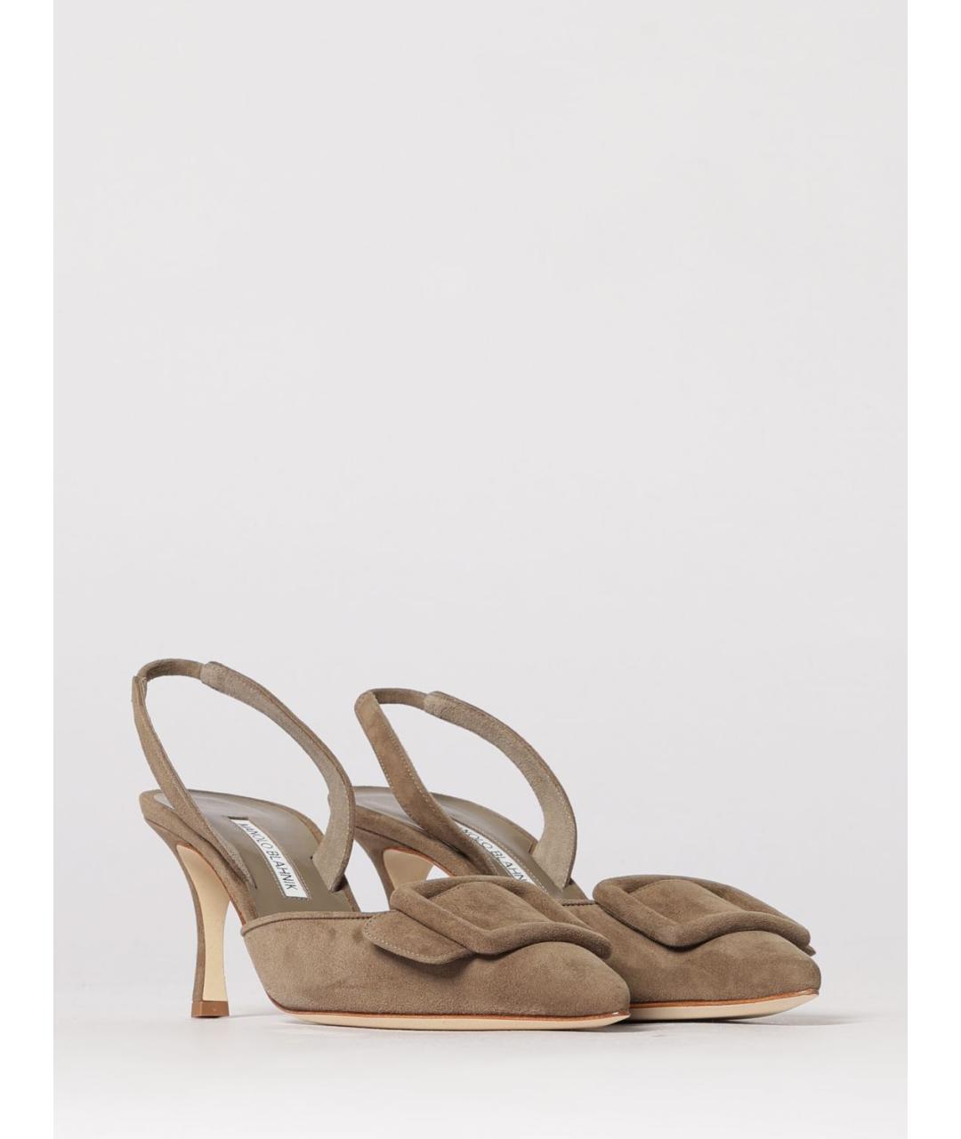 MANOLO BLAHNIK Замшевые туфли, фото 2