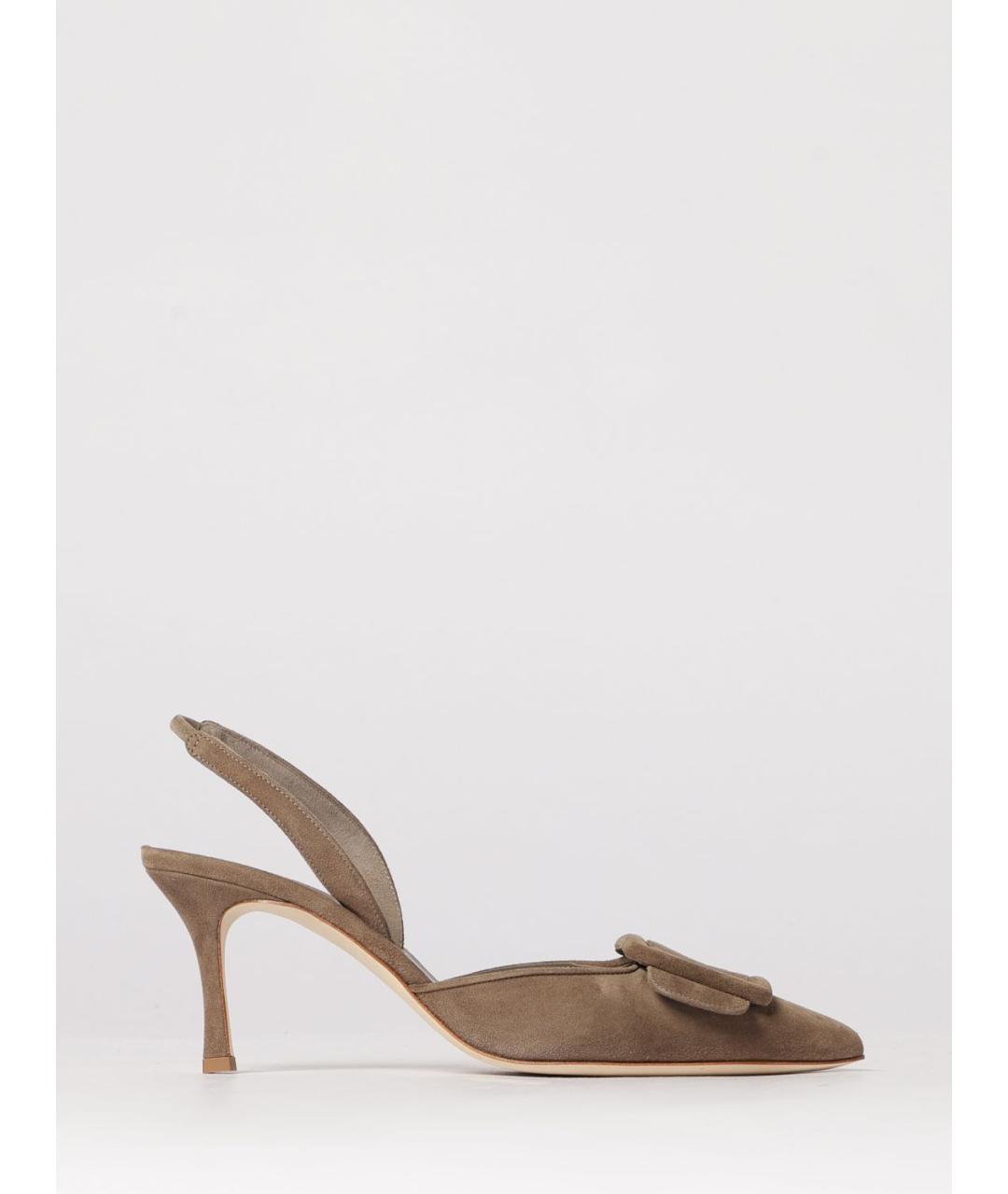 MANOLO BLAHNIK Замшевые туфли, фото 4