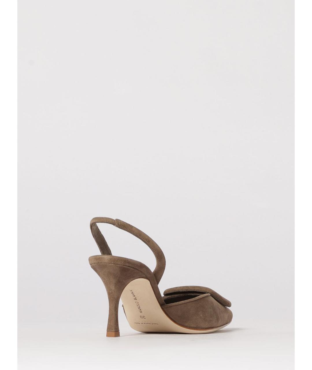 MANOLO BLAHNIK Замшевые туфли, фото 3