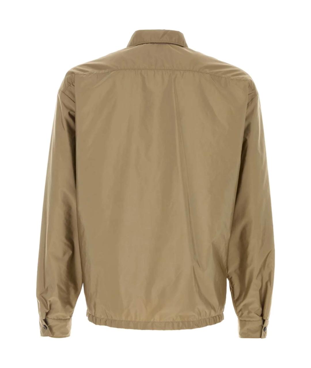 PRADA Бежевая полиамидовая куртка, фото 2