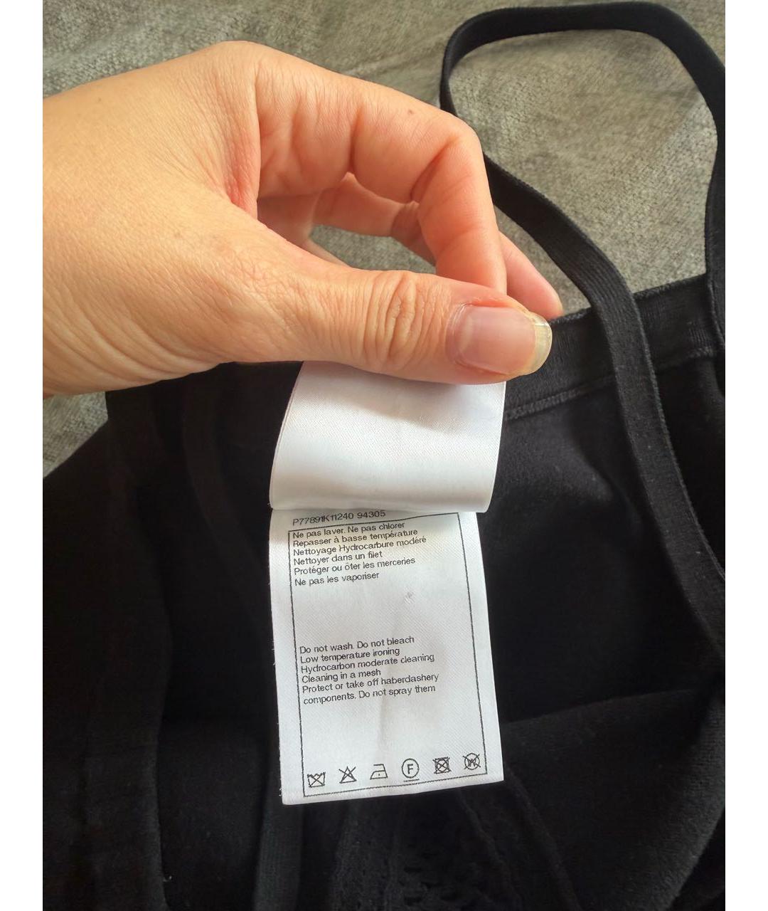 CHANEL Черная майка, фото 6