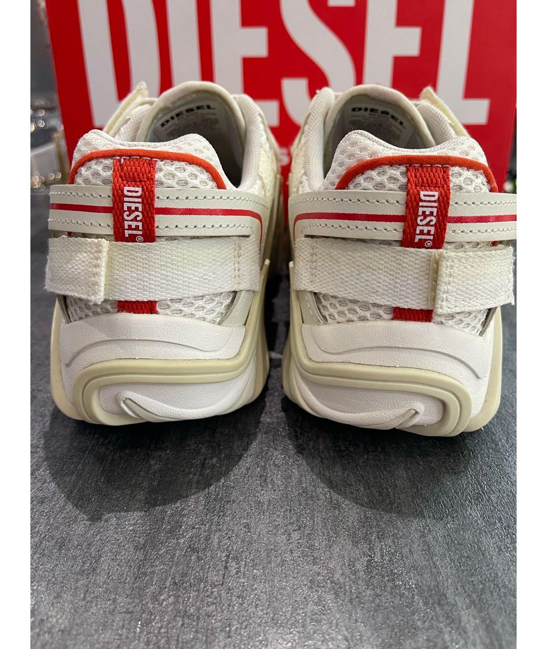 DIESEL Бежевые синтетические кроссовки, фото 3