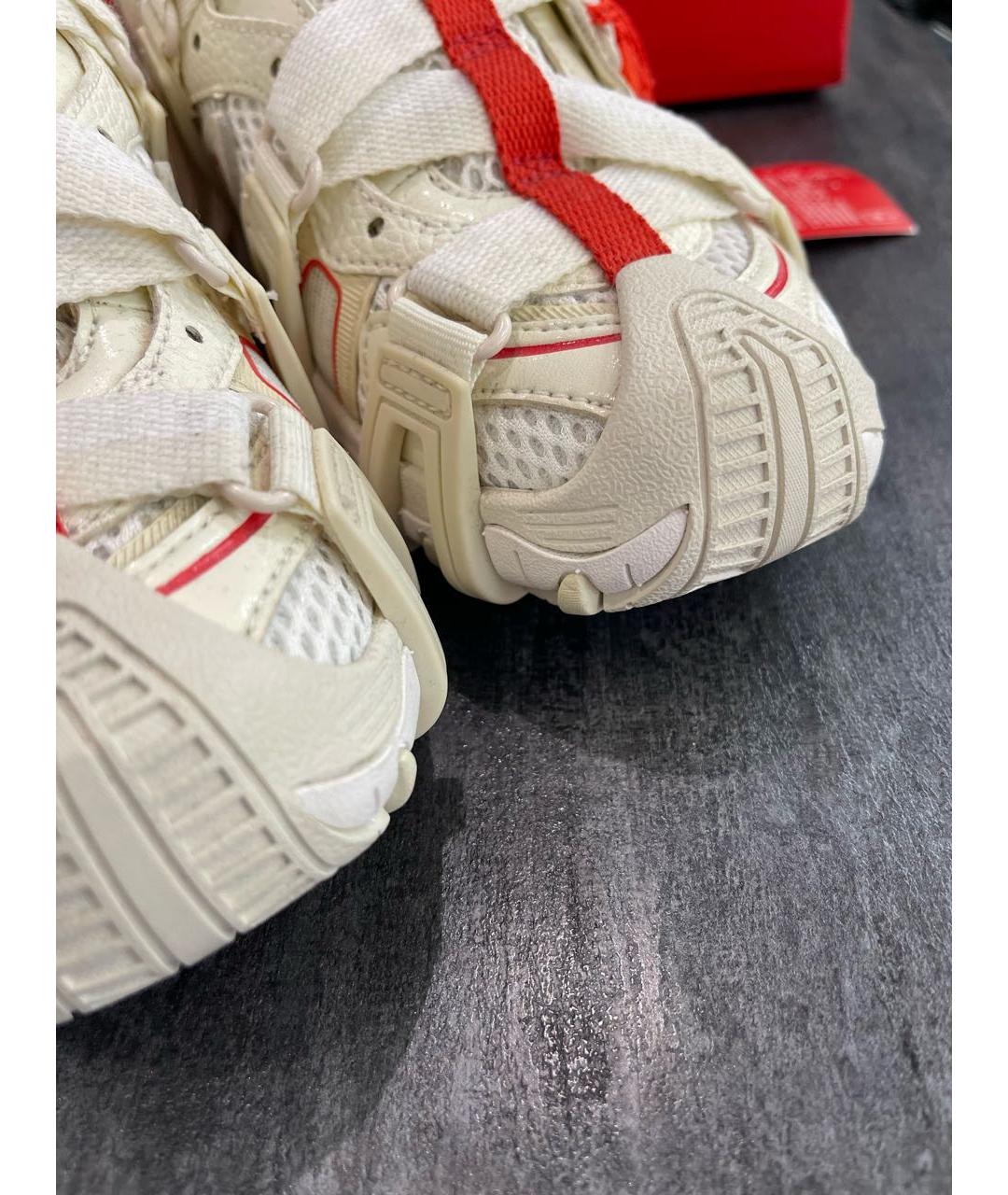 DIESEL Бежевые синтетические кроссовки, фото 8