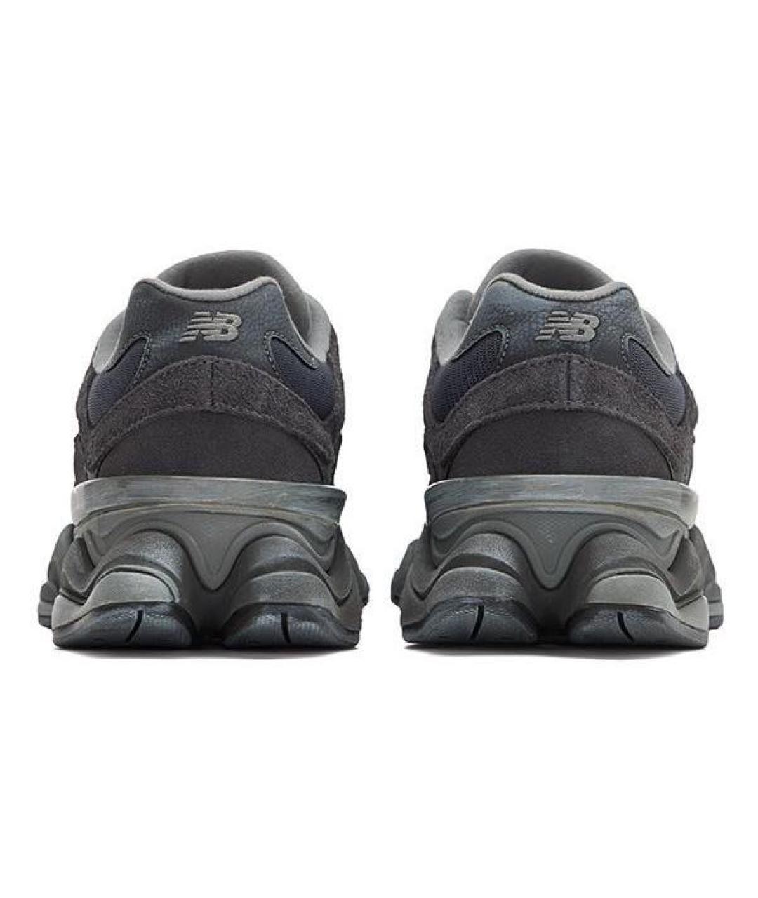 NEW BALANCE Антрацитовые текстильные низкие кроссовки / кеды, фото 3