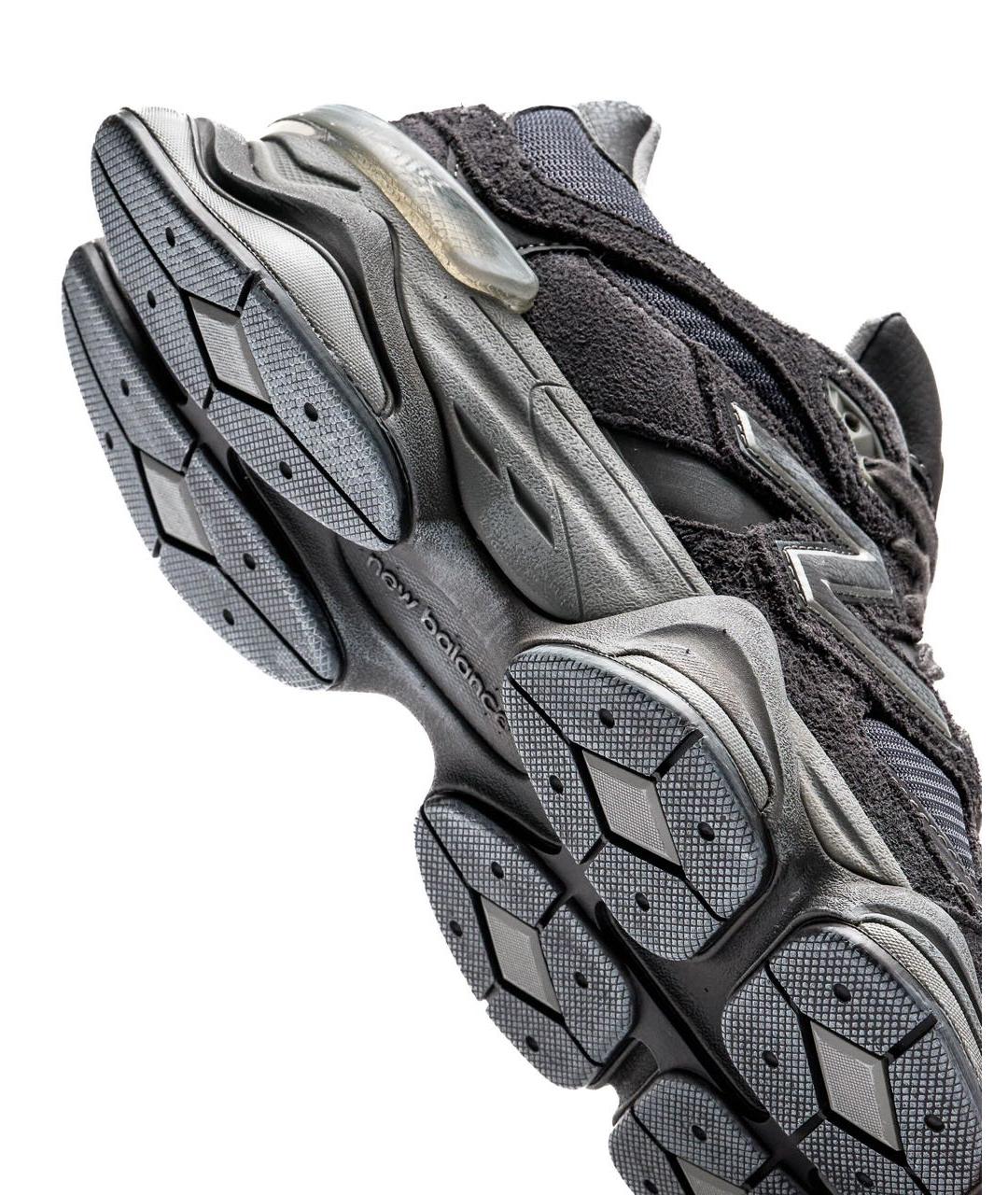 NEW BALANCE Антрацитовые текстильные низкие кроссовки / кеды, фото 8