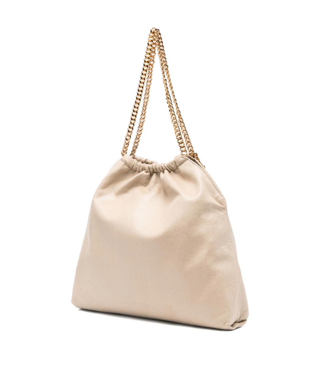 STELLA MCCARTNEY Бежевая сумка тоут из искусственной кожи, фото 2