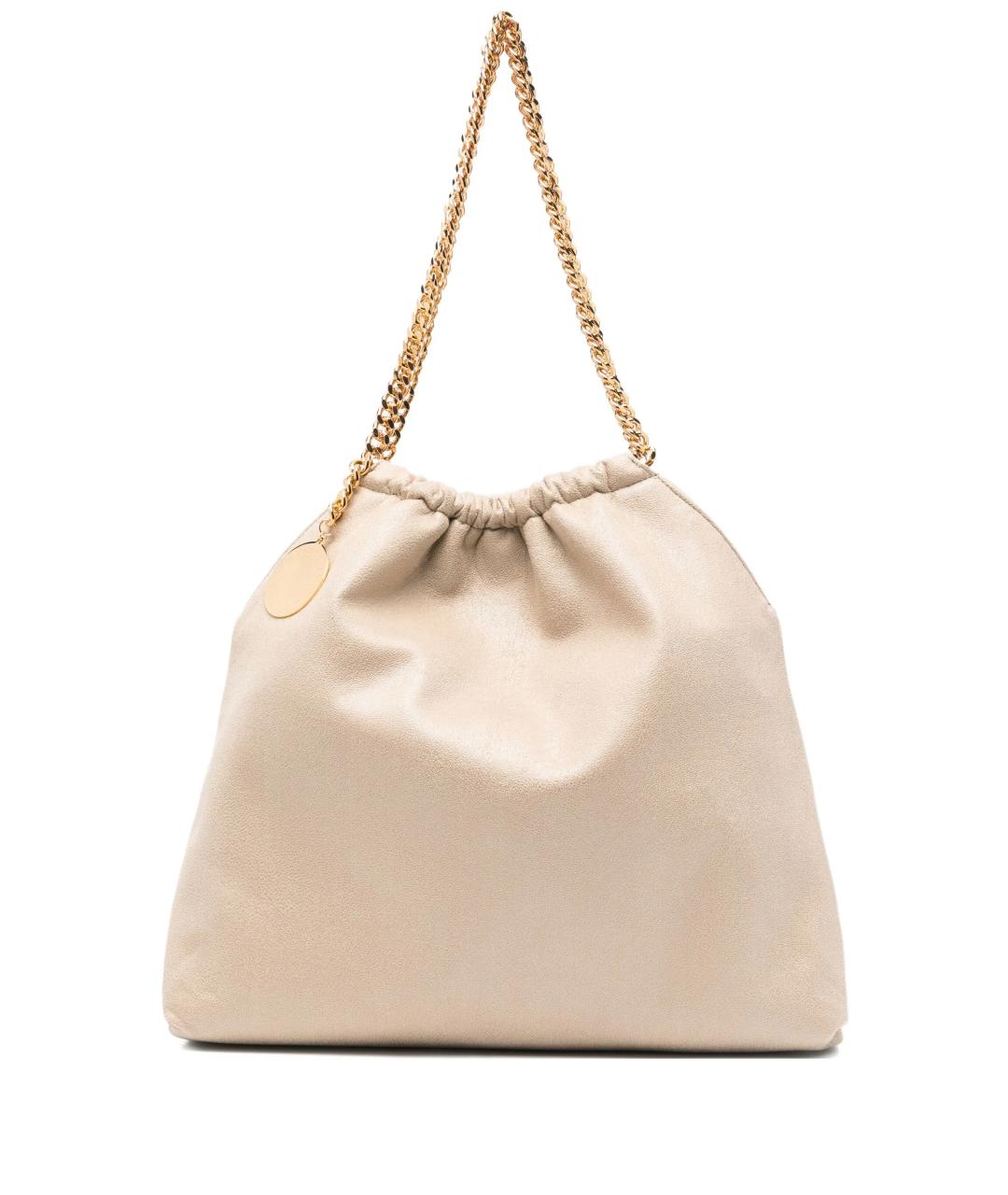 STELLA MCCARTNEY Бежевая сумка тоут из искусственной кожи, фото 1