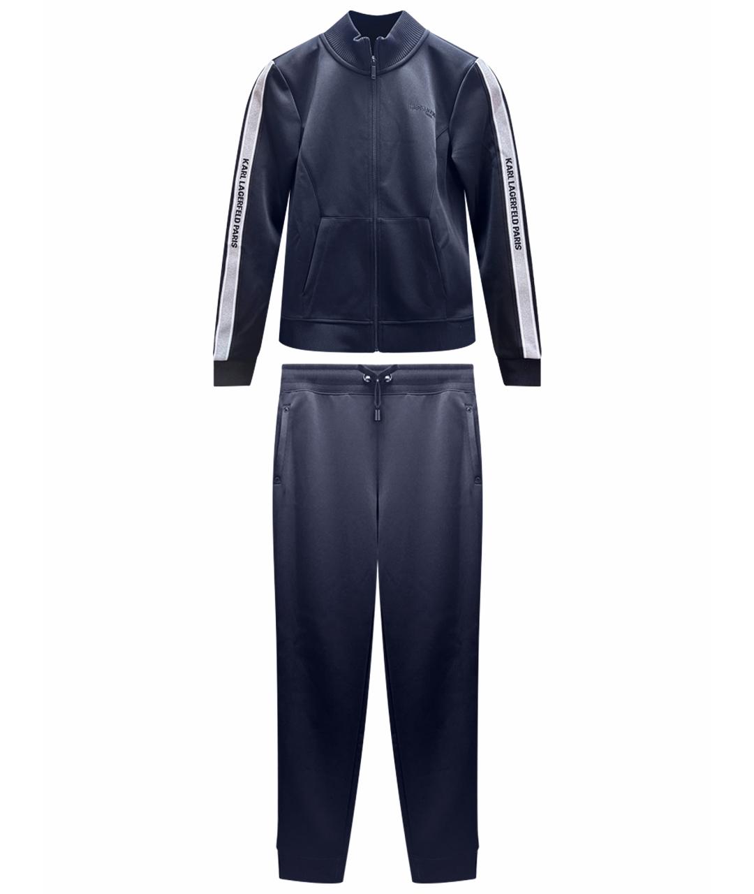 KARL LAGERFELD Черный полиэстеровый костюм с брюками, фото 1