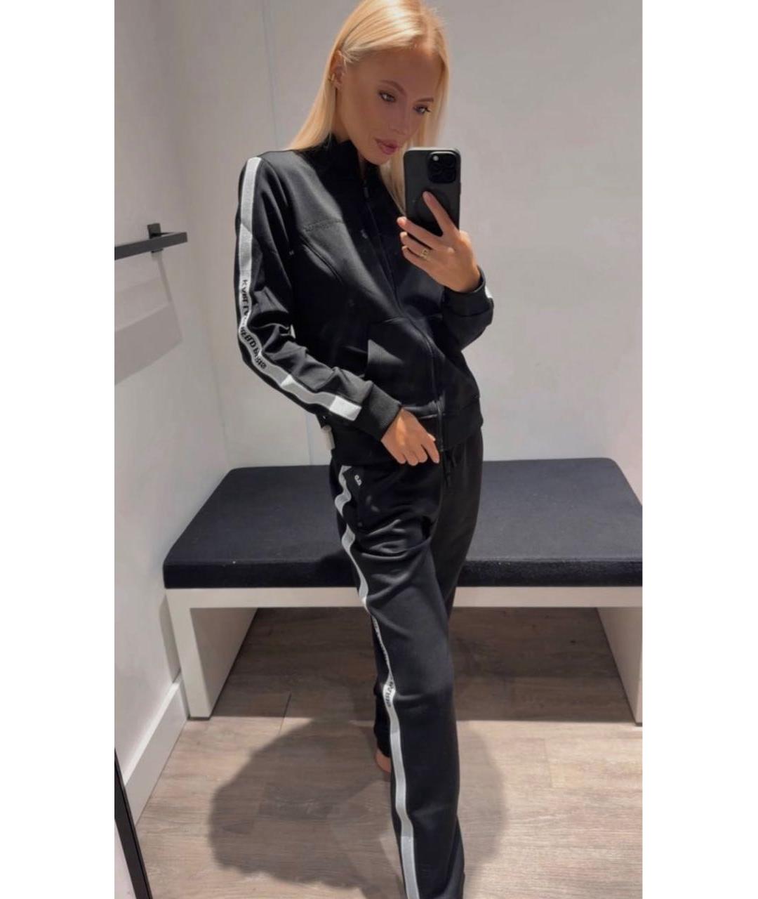 KARL LAGERFELD Черный полиэстеровый костюм с брюками, фото 3