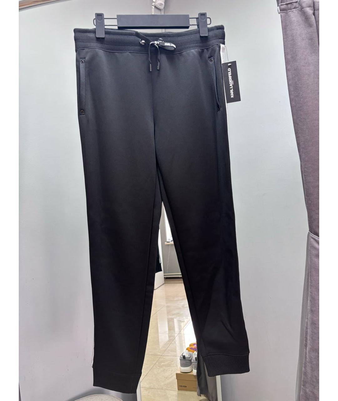 KARL LAGERFELD Черный полиэстеровый костюм с брюками, фото 2