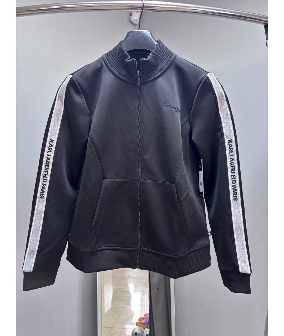 KARL LAGERFELD Черный полиэстеровый костюм с брюками, фото 6
