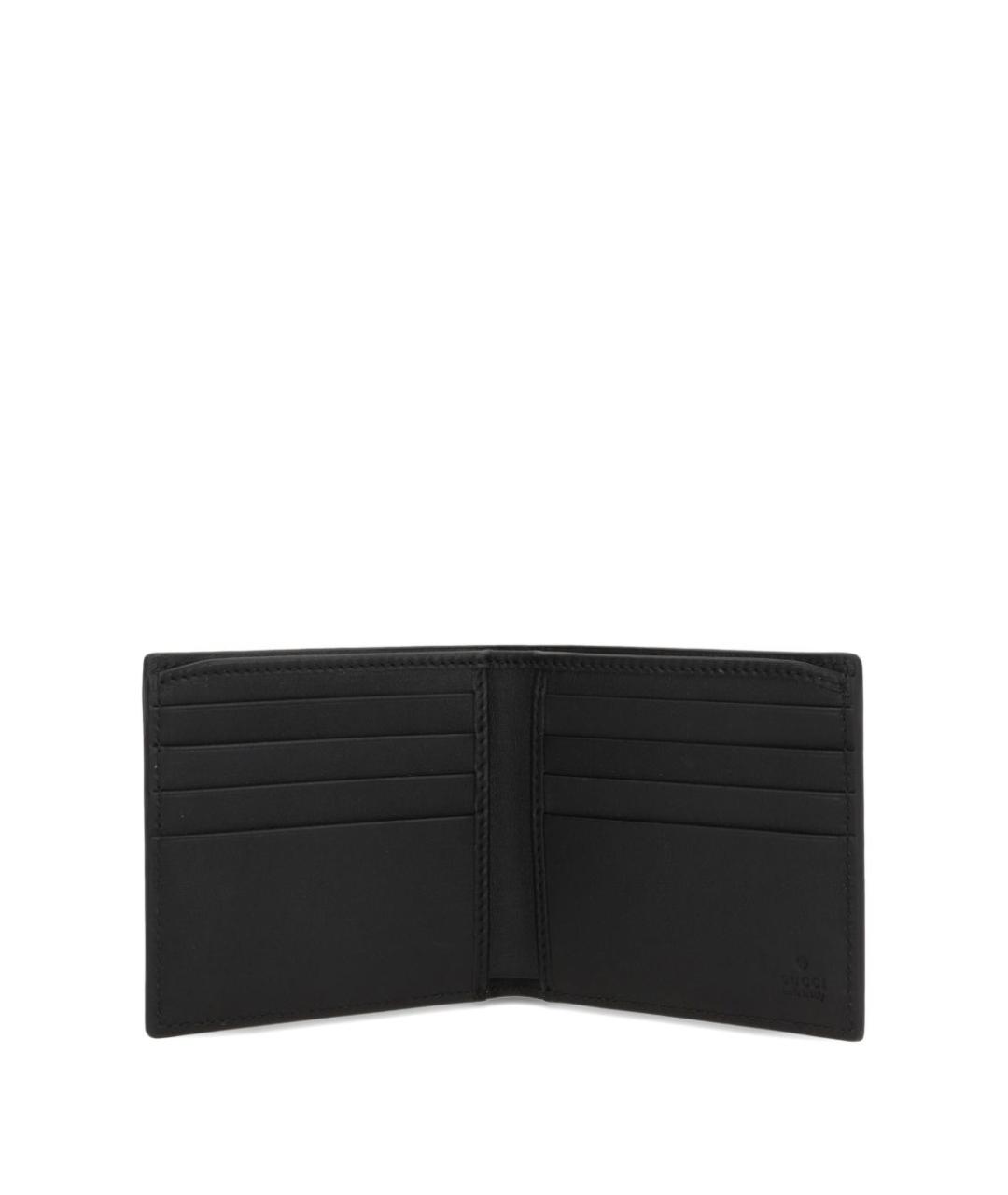 GUCCI Черный кожаный кошелек, фото 4