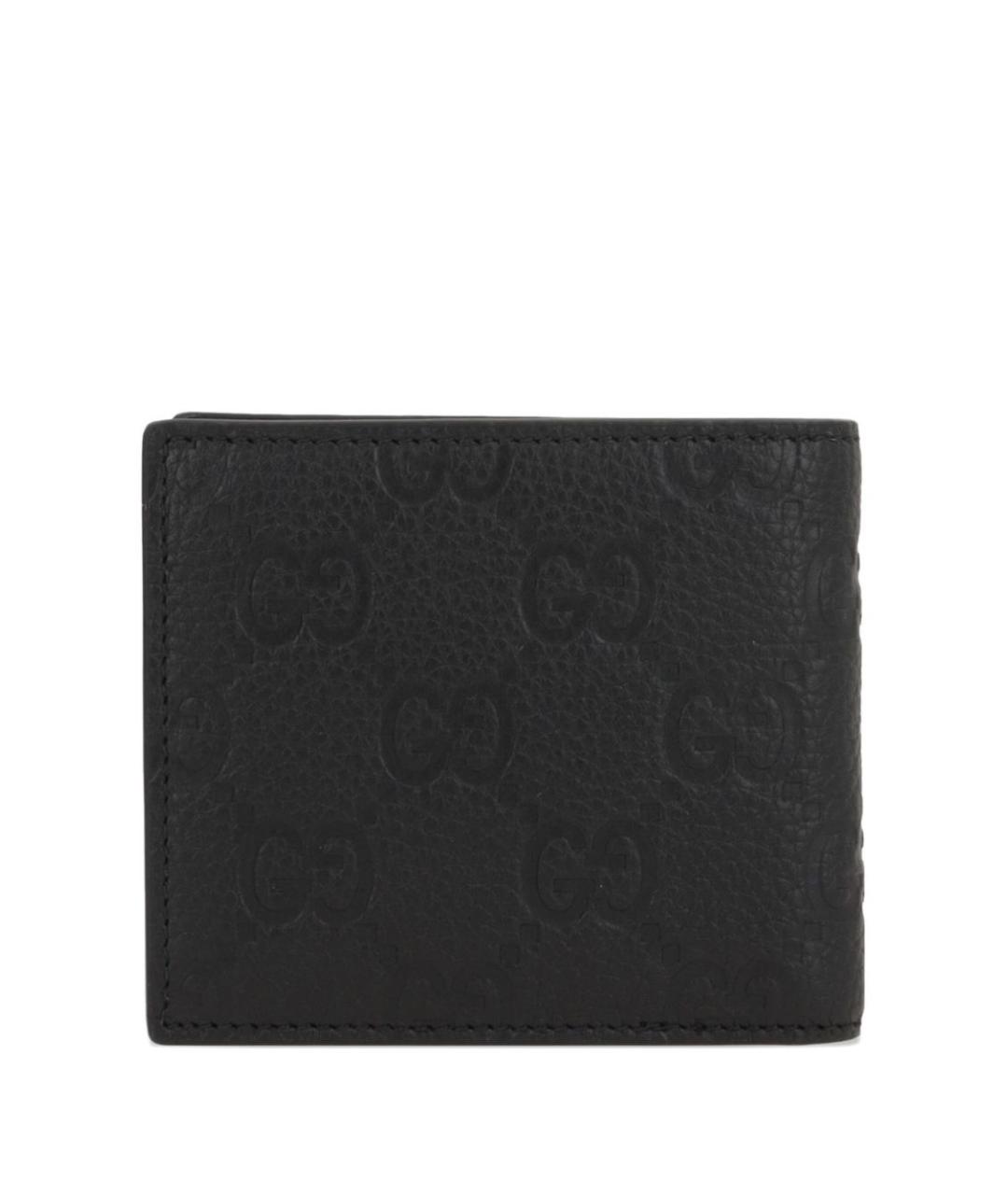 GUCCI Черный кожаный кошелек, фото 3