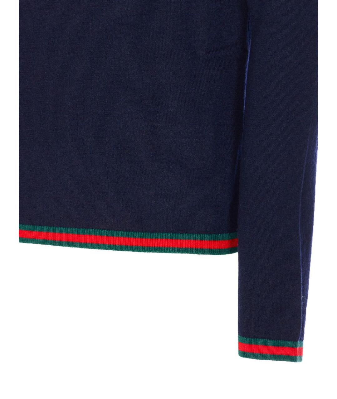 GUCCI Синяя кашемировая водолазка, фото 3