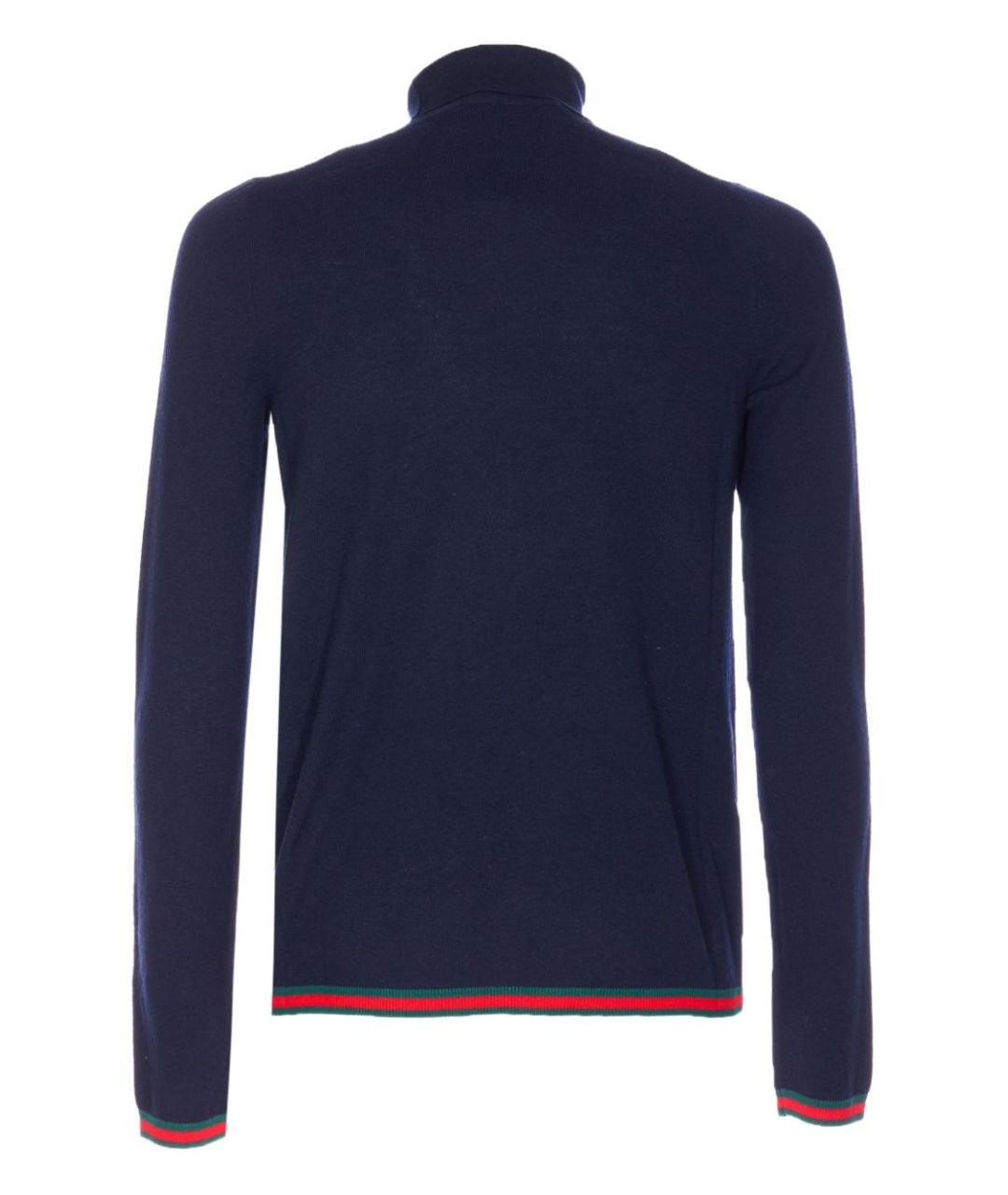 GUCCI Синяя кашемировая водолазка, фото 4